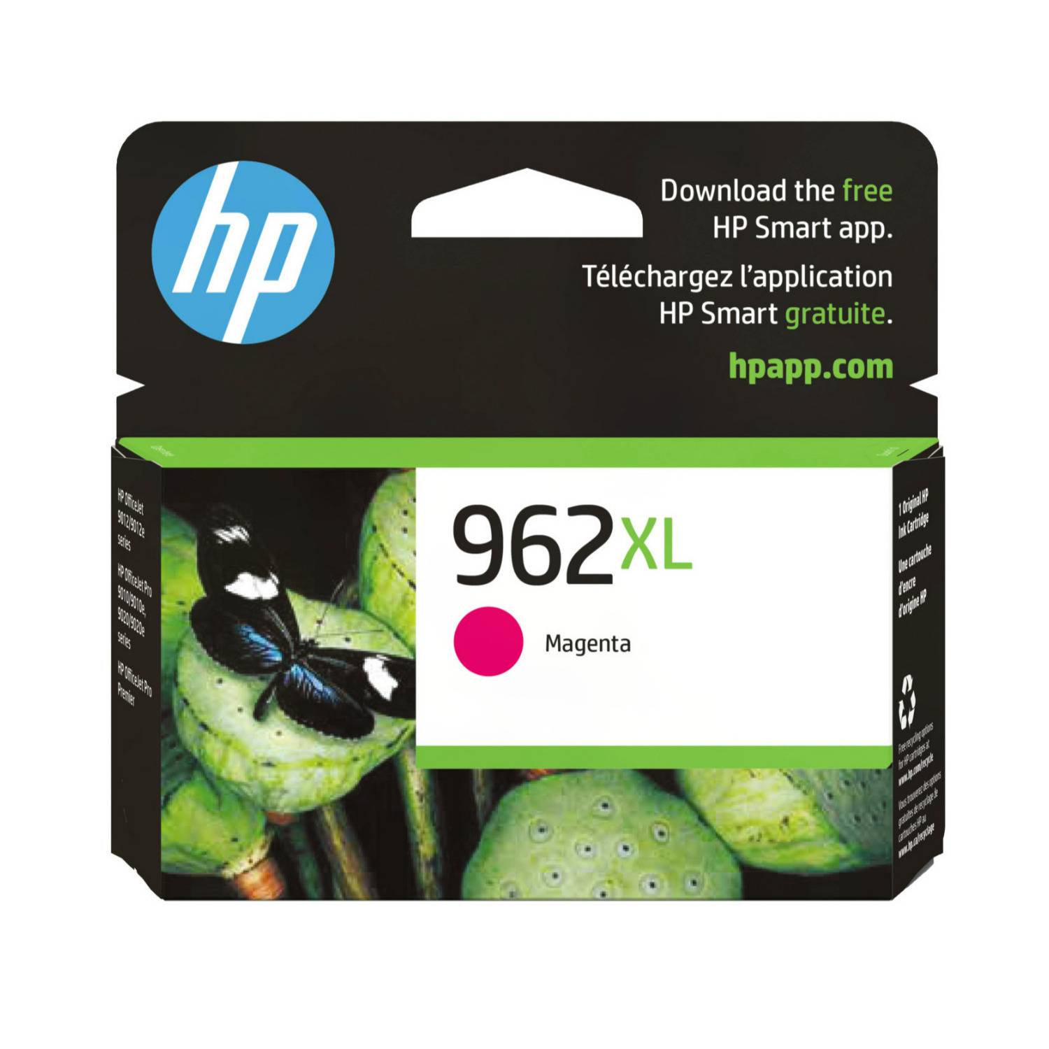 HP 962XL High Yield Magenta Original Ink Cartridge (1,600 Pages Capacity)