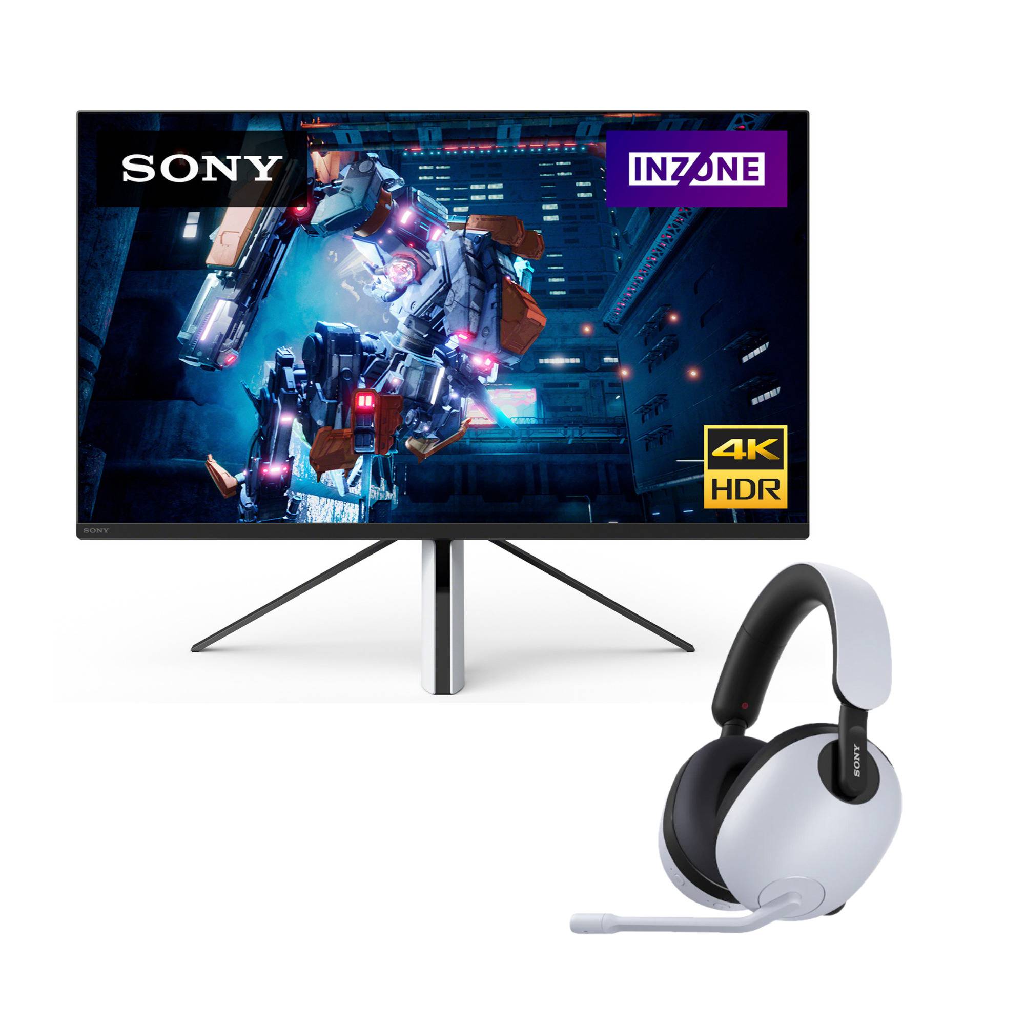 Sony 27” INZONE M9 4K HDR 144Hz Gaming Monitor (SDM-U27M90) Bundle with H7 Wireless Gaming Headset