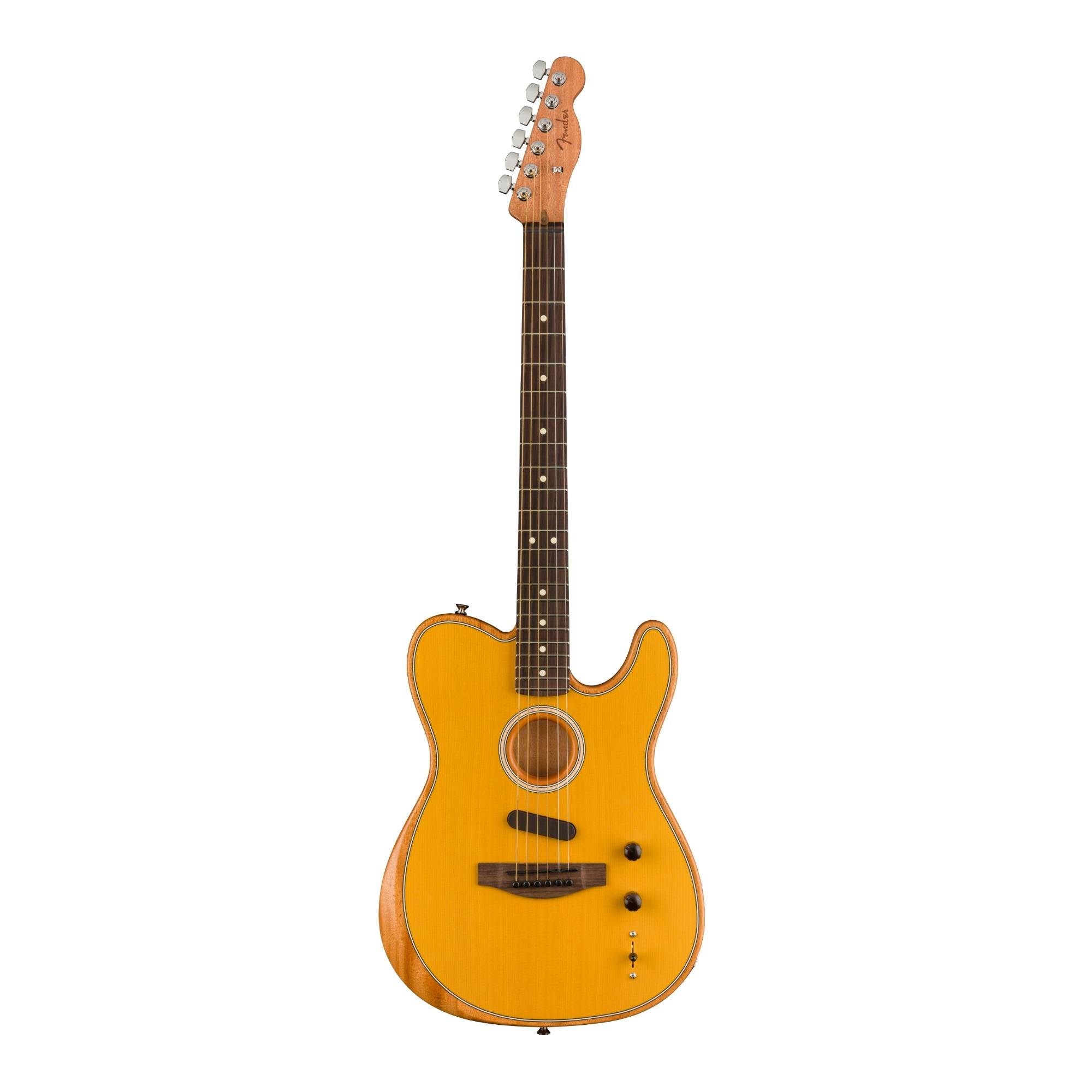 Fender Acoustasonic Player Telecaster Acoustic-Electric Guitar (Right-Hand, Butterscotch Blonde)