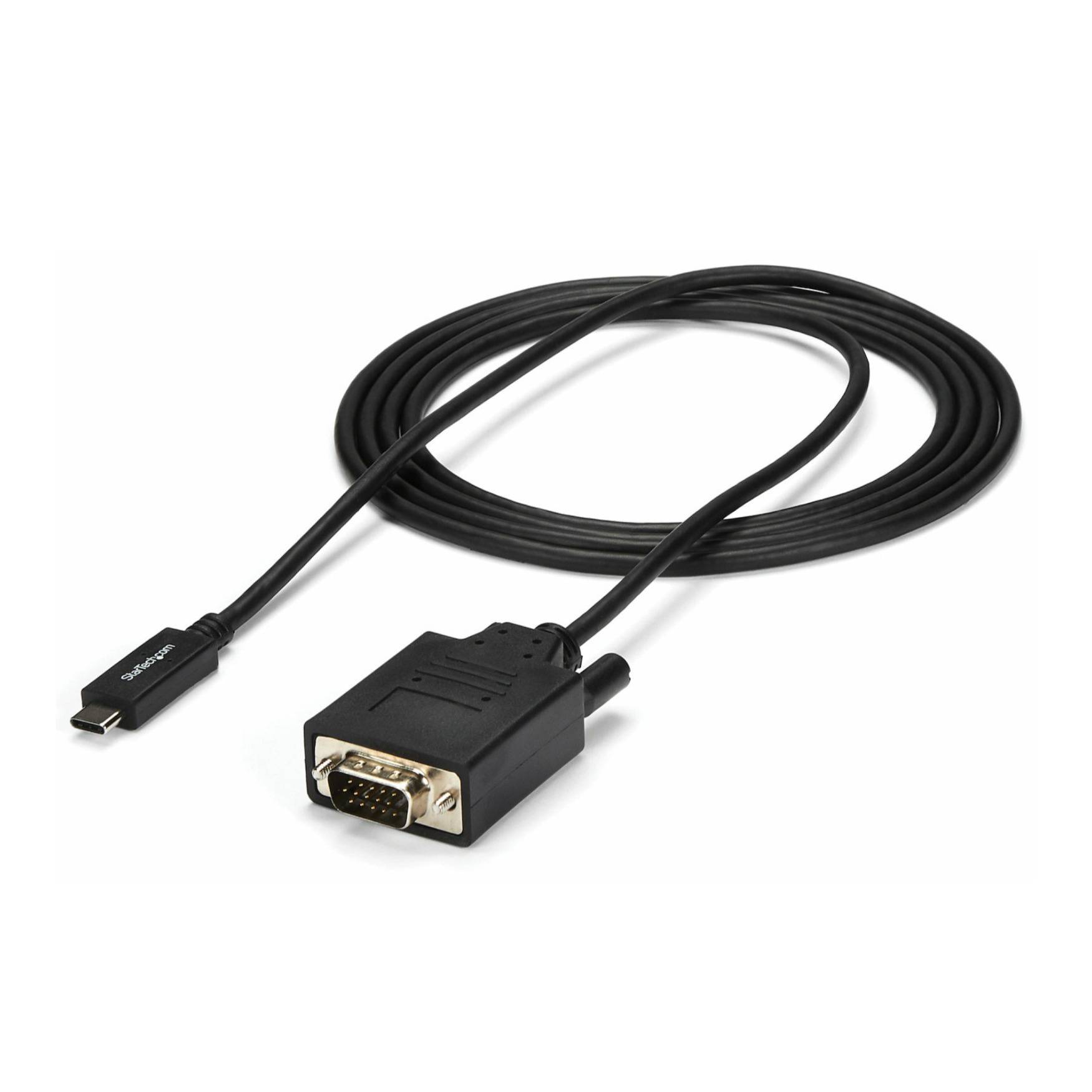 StarTech USB C to VGA Cable (6.6-Feet)