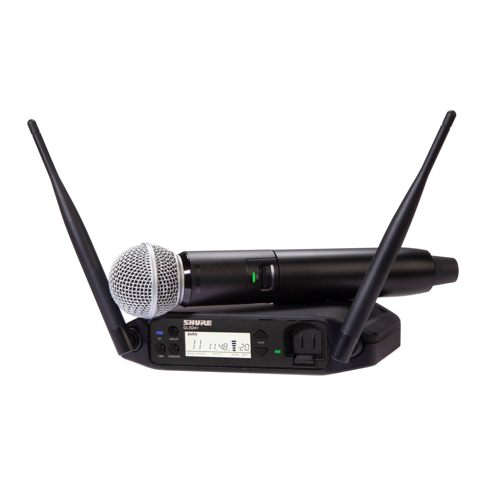 Shure GLXD24+/SM58 Z3 Frequency Band Digital Wireless Handheld System with SM58 Vocal Microphone
