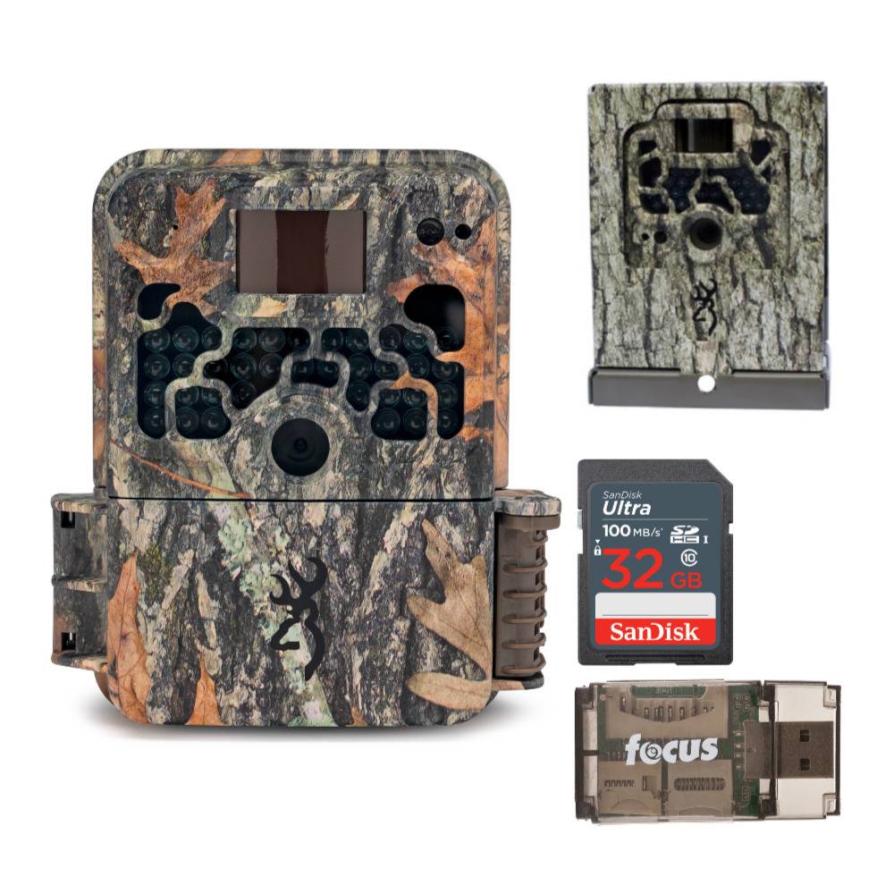 Browning Trail Cameras Strike Force Extreme 16MP Game Camera with Security Box Bundle