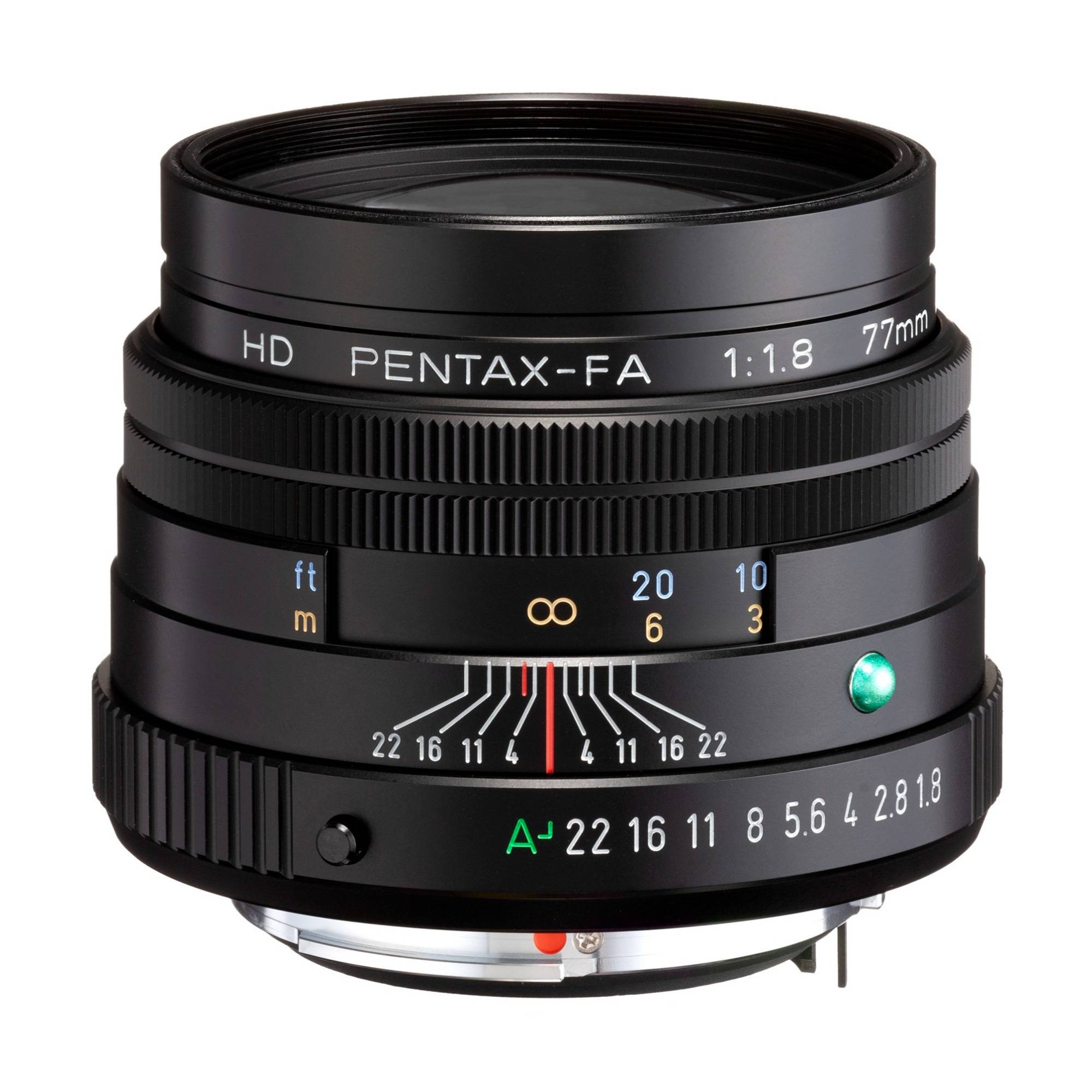 HD Pentax-FA 77mm f/1.8 Limited Lens (Black)
