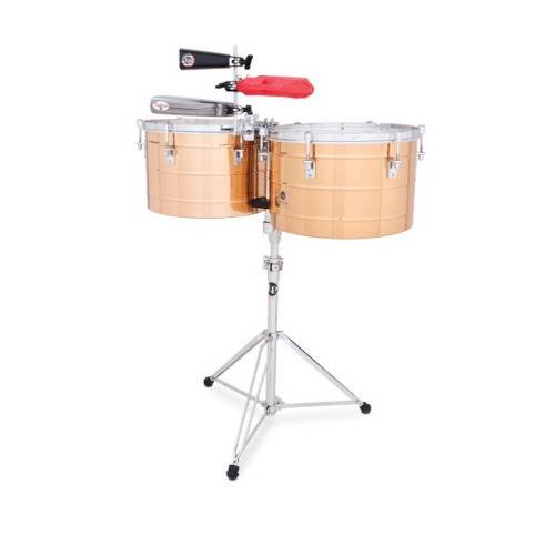 Latin Percussion LP Series LP258BZ Tito Puente Thunder Timbales (Bronze)
