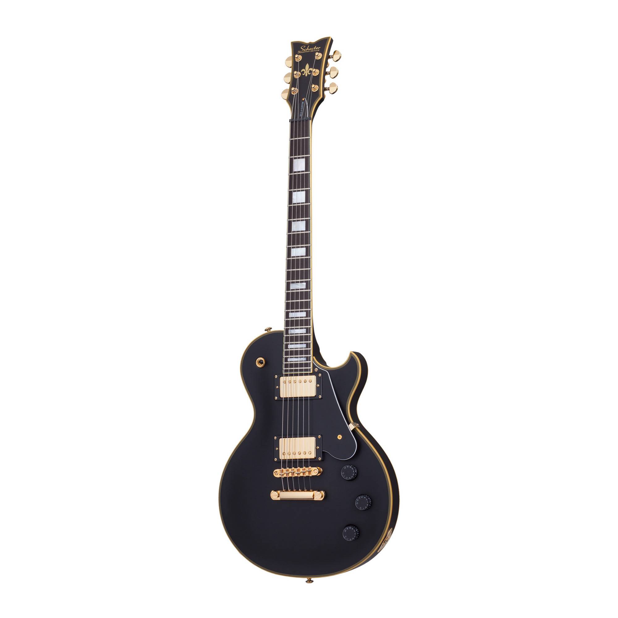 Schecter Solo-II Custom 6-String Electric Guitar (Aged Black Satin)