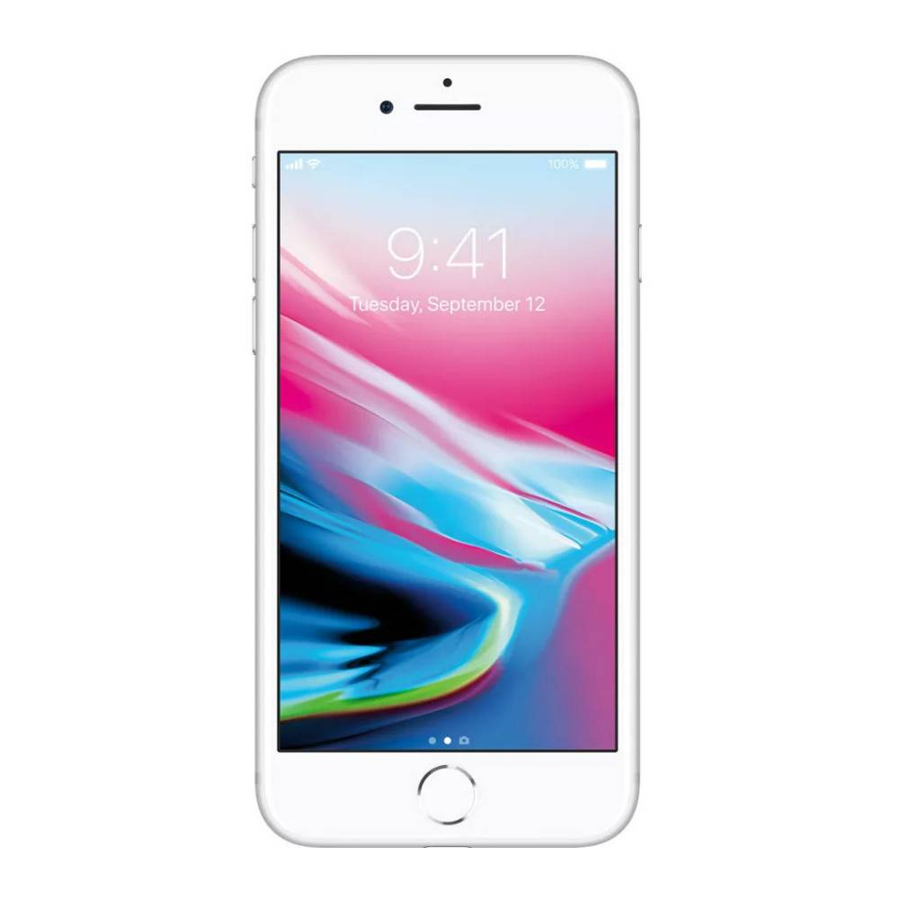 Apple Unlocked iPhone 8 64GB (Silver, Refurbished)