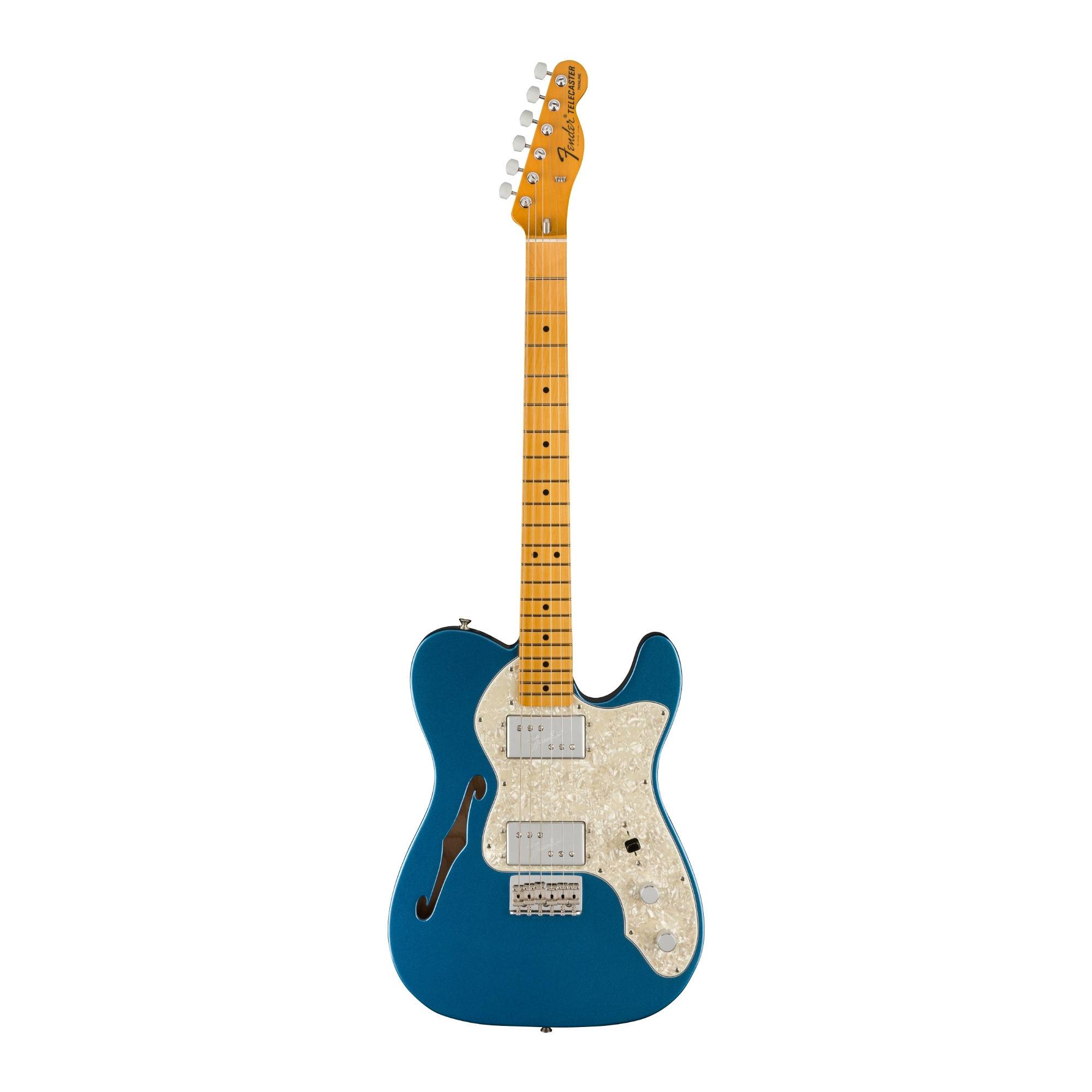 Fender American Vintage II 1972 Telecaster 6-String Thinline Electric Guitar (Lake Placid Blue)