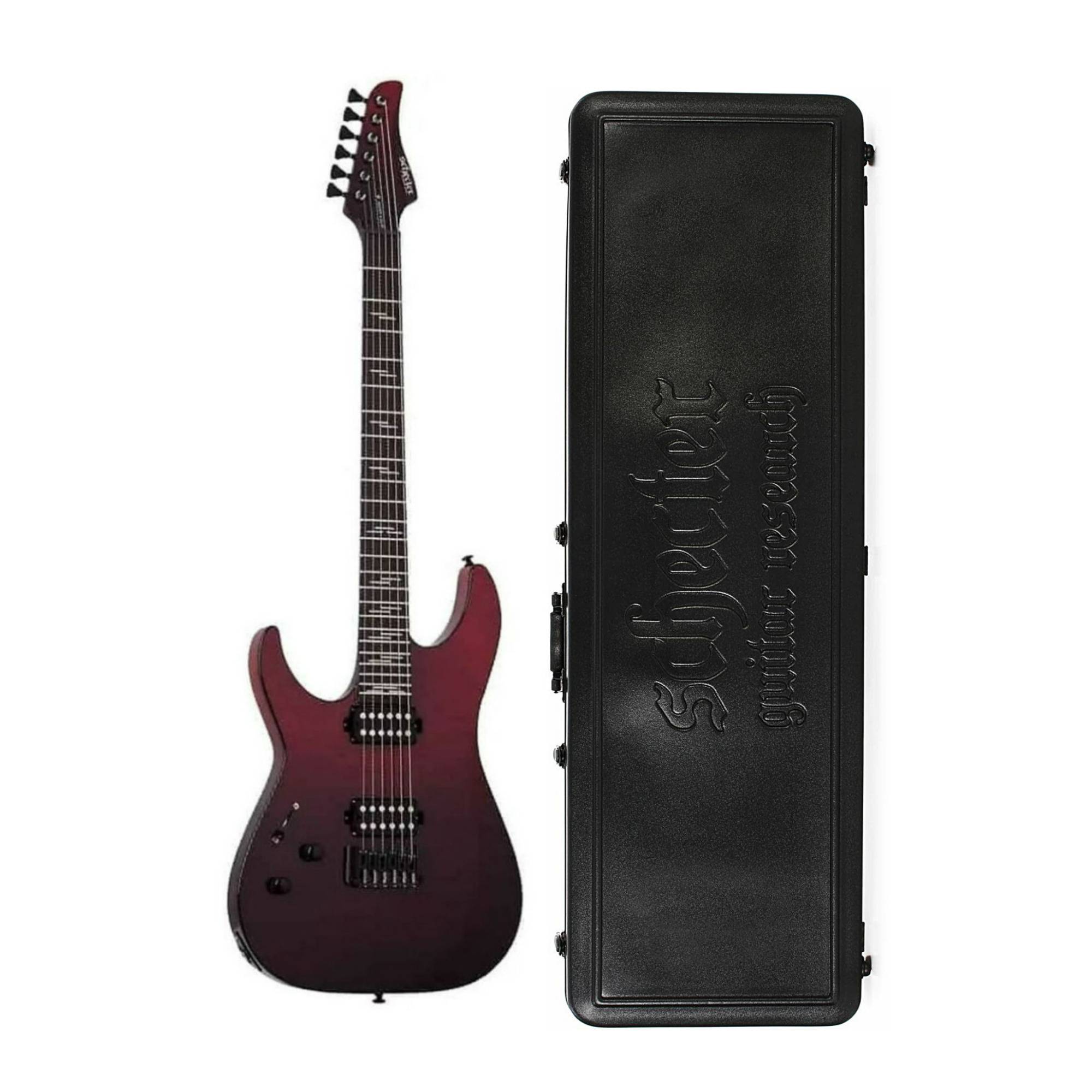 Schecter Reaper-6 Elite LH 6-String Electric Guitar (Left Handed, Blood Burst) with Hardshell Case