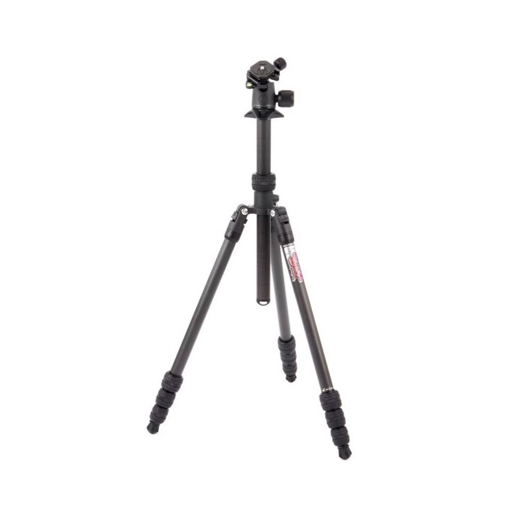 3-Legged Thing Punks Billy 2.0 Carbon Fiber Tripod with AirHed Neo and 3 Detachable Legs Kit (Black)