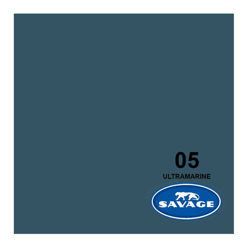 Savage Widetone 107 Inch x 36 Feet Seamless Non-Reflecting Background Paper (Ultramarine)