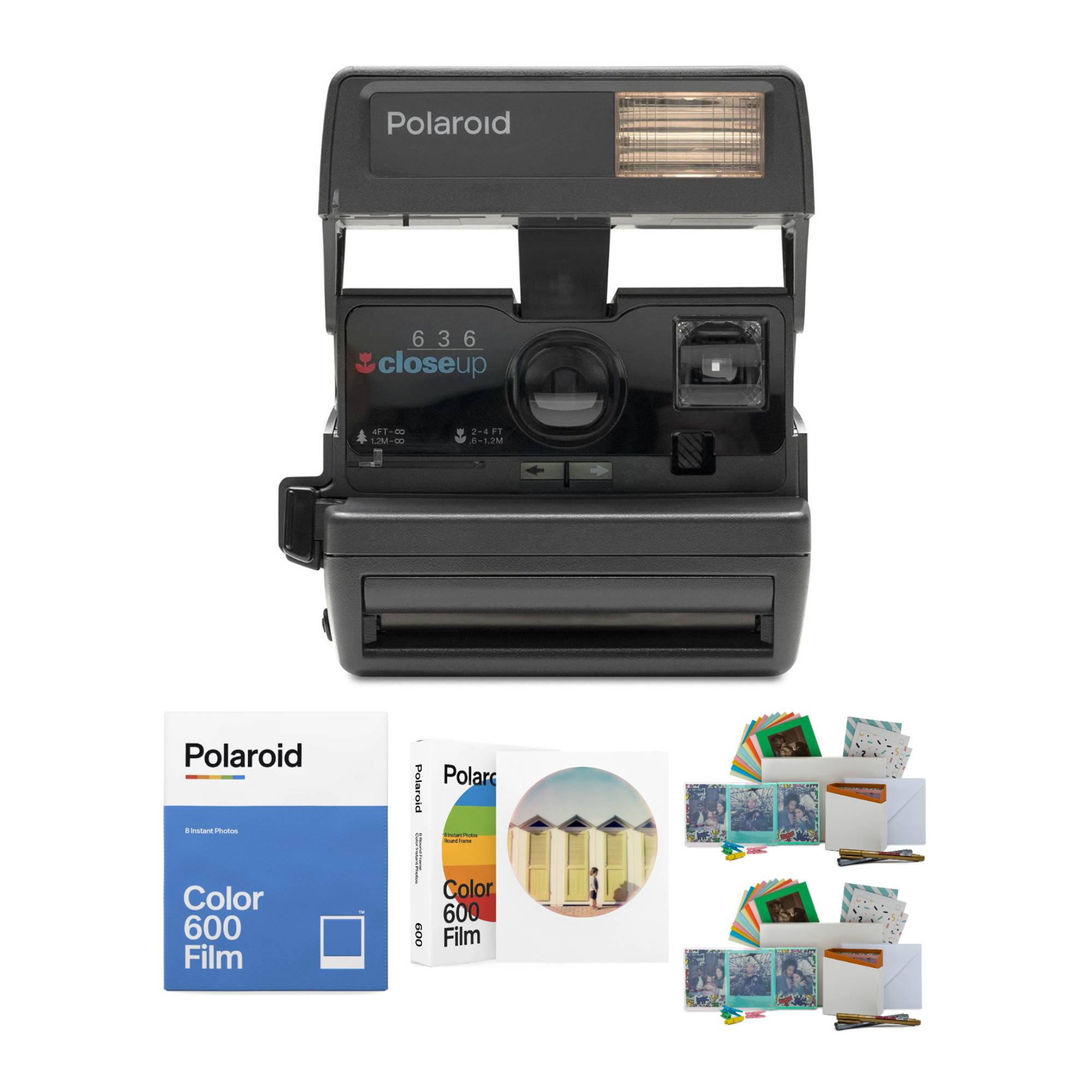 Polaroid Originals 600 OneStep Close-Up Instant Camera with Accessory Bundle