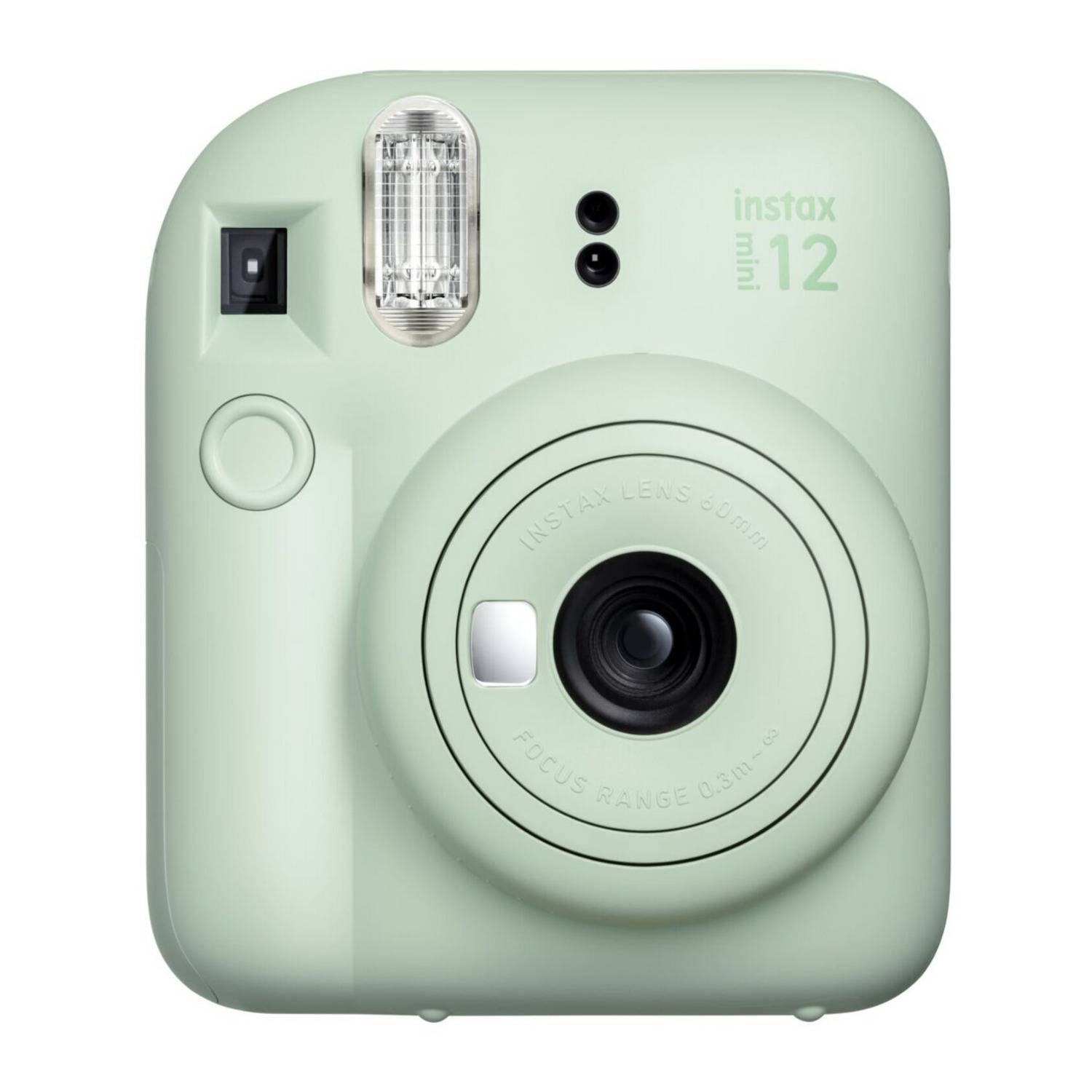 Fujifilm Instax Mini 12 with 60mm Instax Mini Lens, Lightweight and Compact (Mint Green)