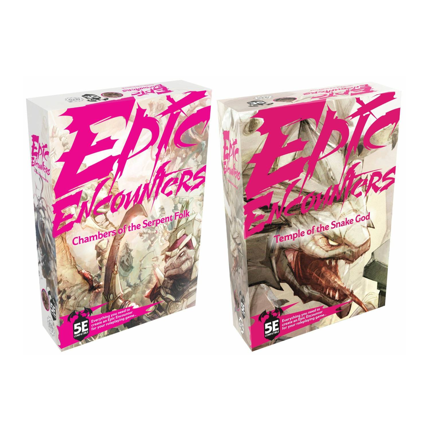 Epic Encounters Temple of The Snake God and Chambers of The Serpant Folk Bundle
