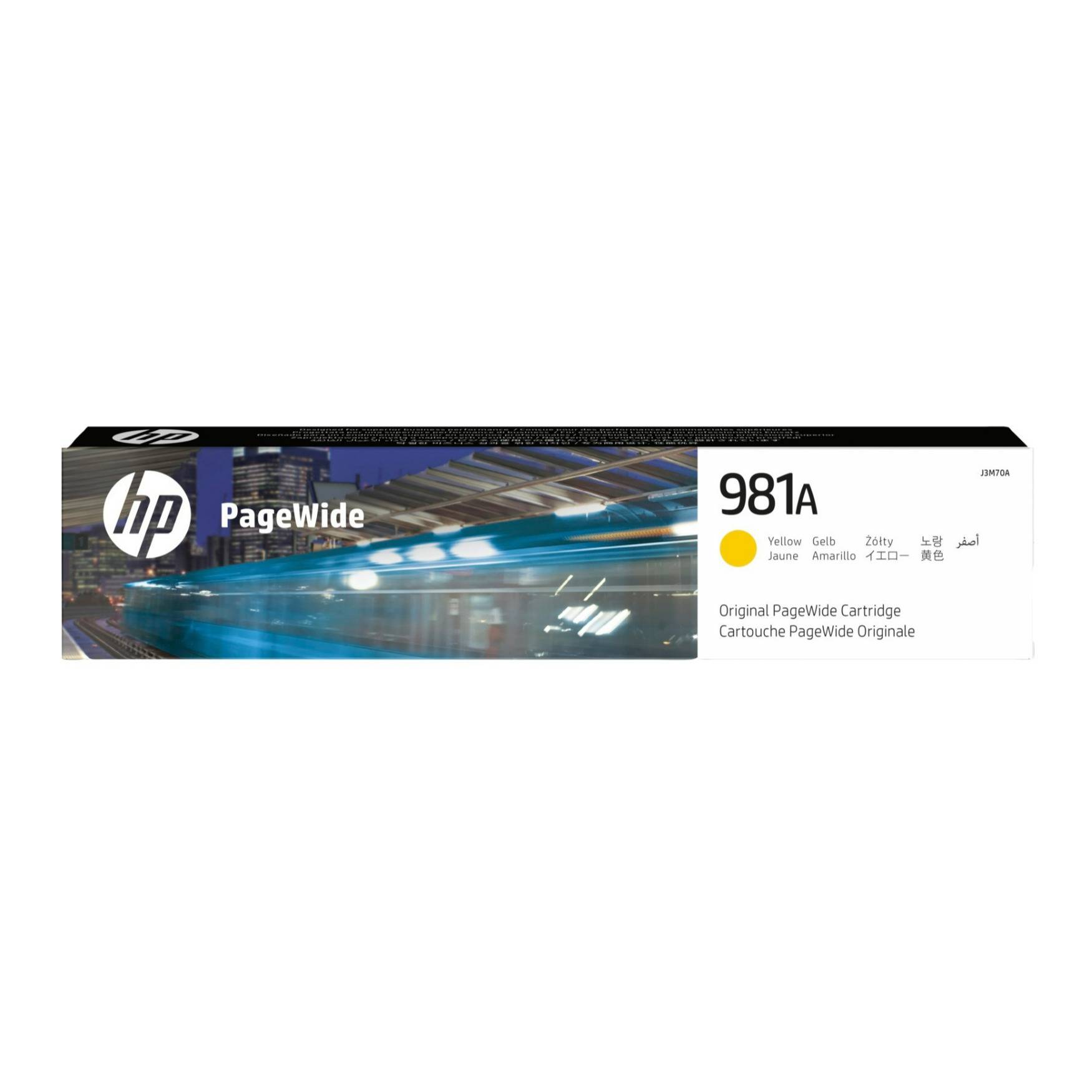 HP 981A Yellow Original Affordable Page Wide Pigment Based Ink Cartridge (6000 Pages)