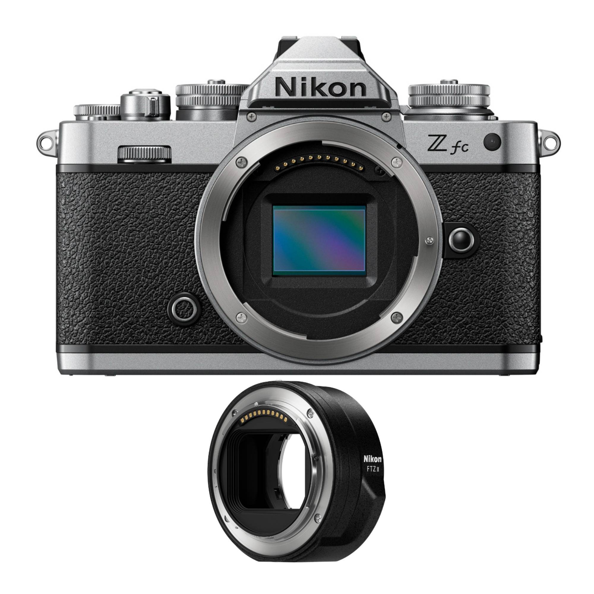 Nikon Zfc Mirrorless Camera with FTZ II Mount Adapter