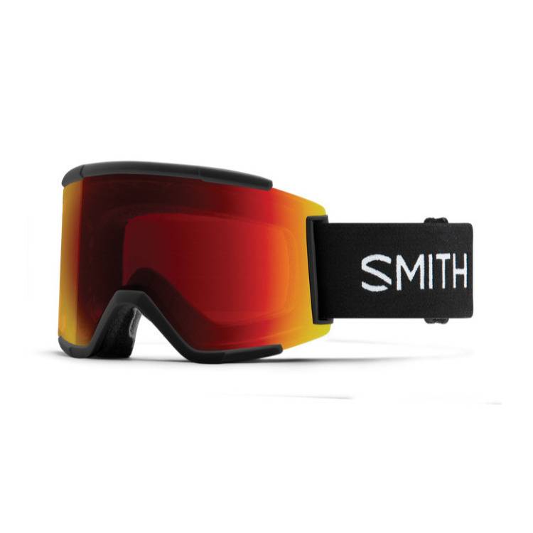 Smith Optics Squad XL Snow Goggles (Black + ChromaPop Sun Red Mirror Lens)