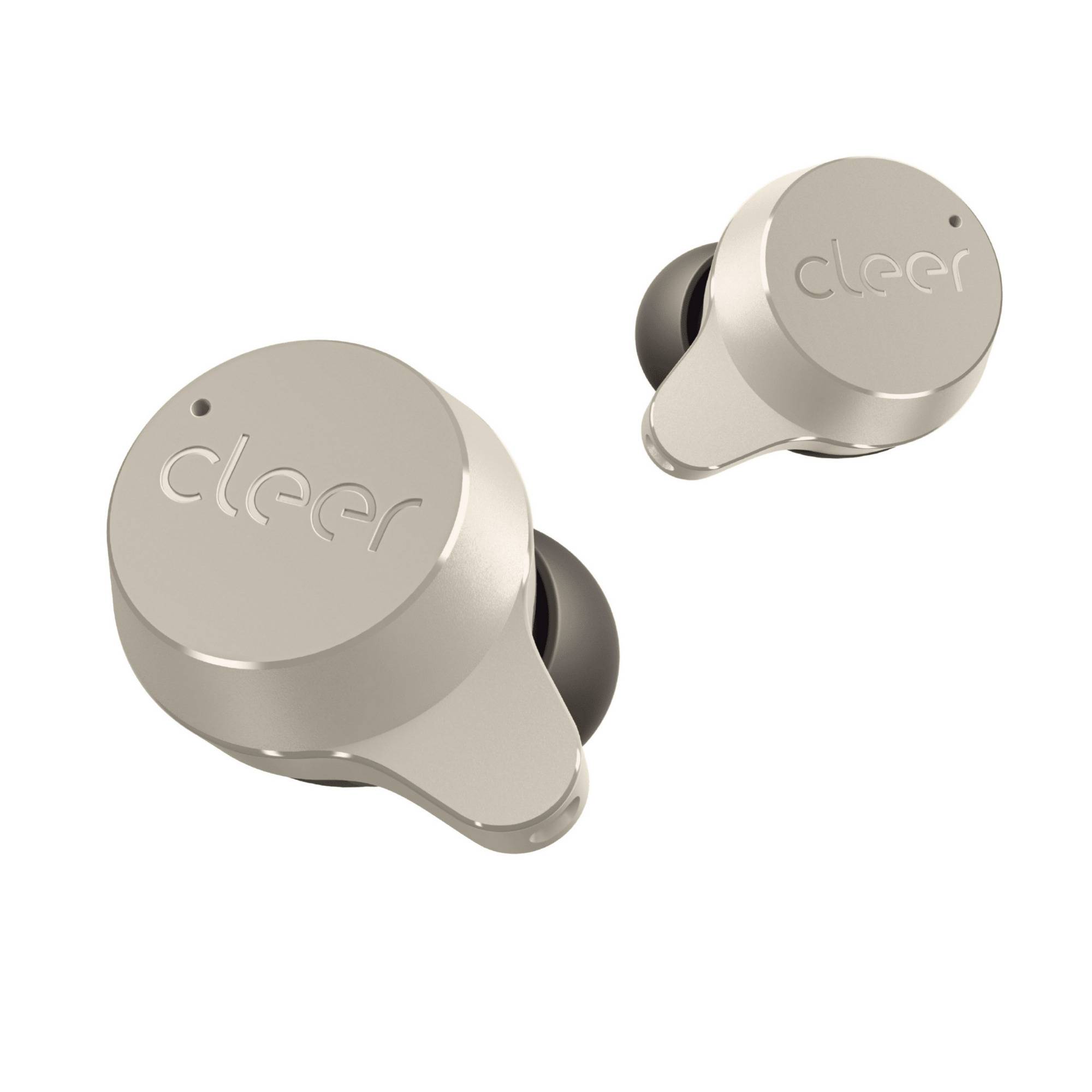 Cleer Audio Roam Noise Cancelling Wireless Earbuds with Touch Controls and Equalizer (Sand)