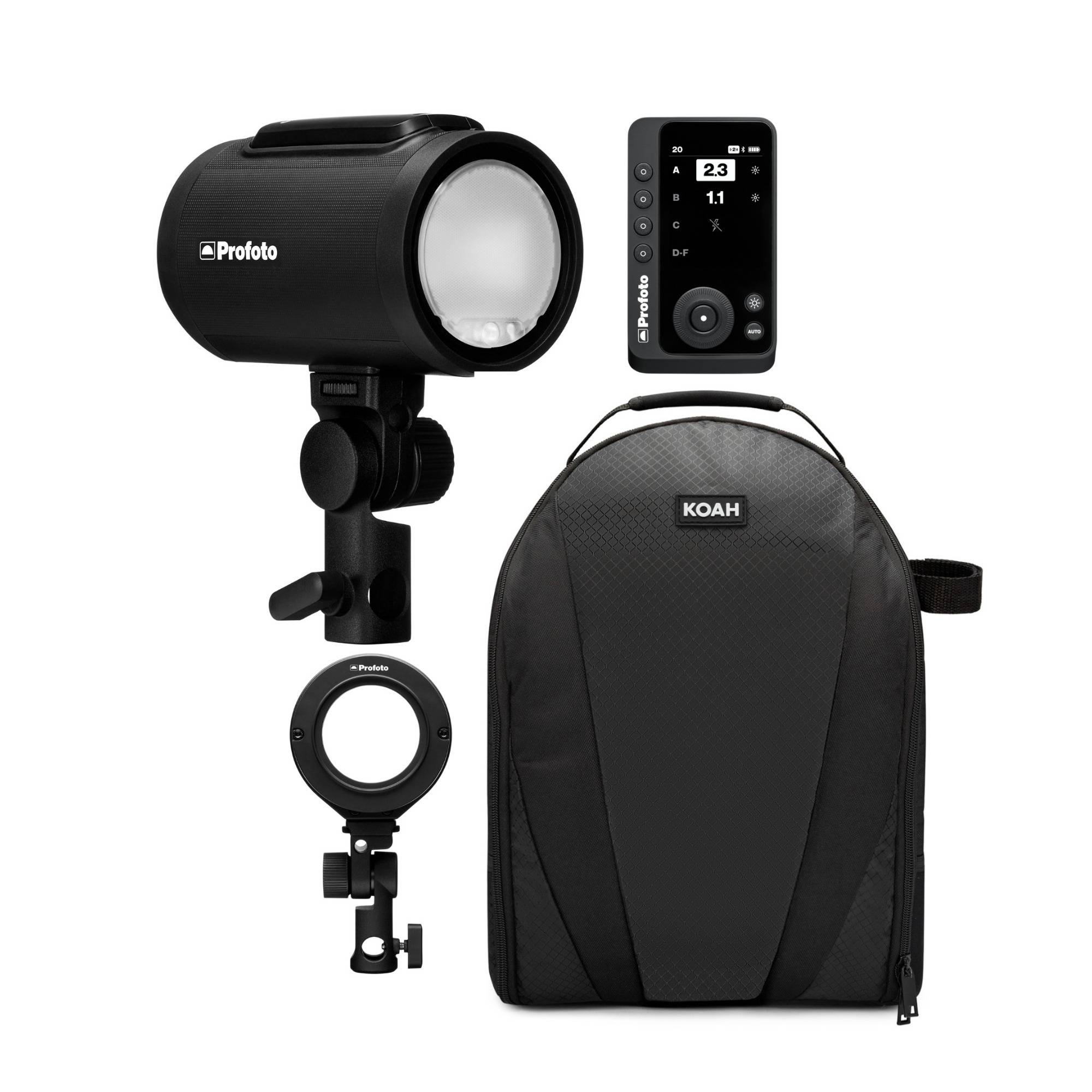 Profoto A2 Monolight with Connect Pro for Nikon, Camera Bag and OCF Adapter II