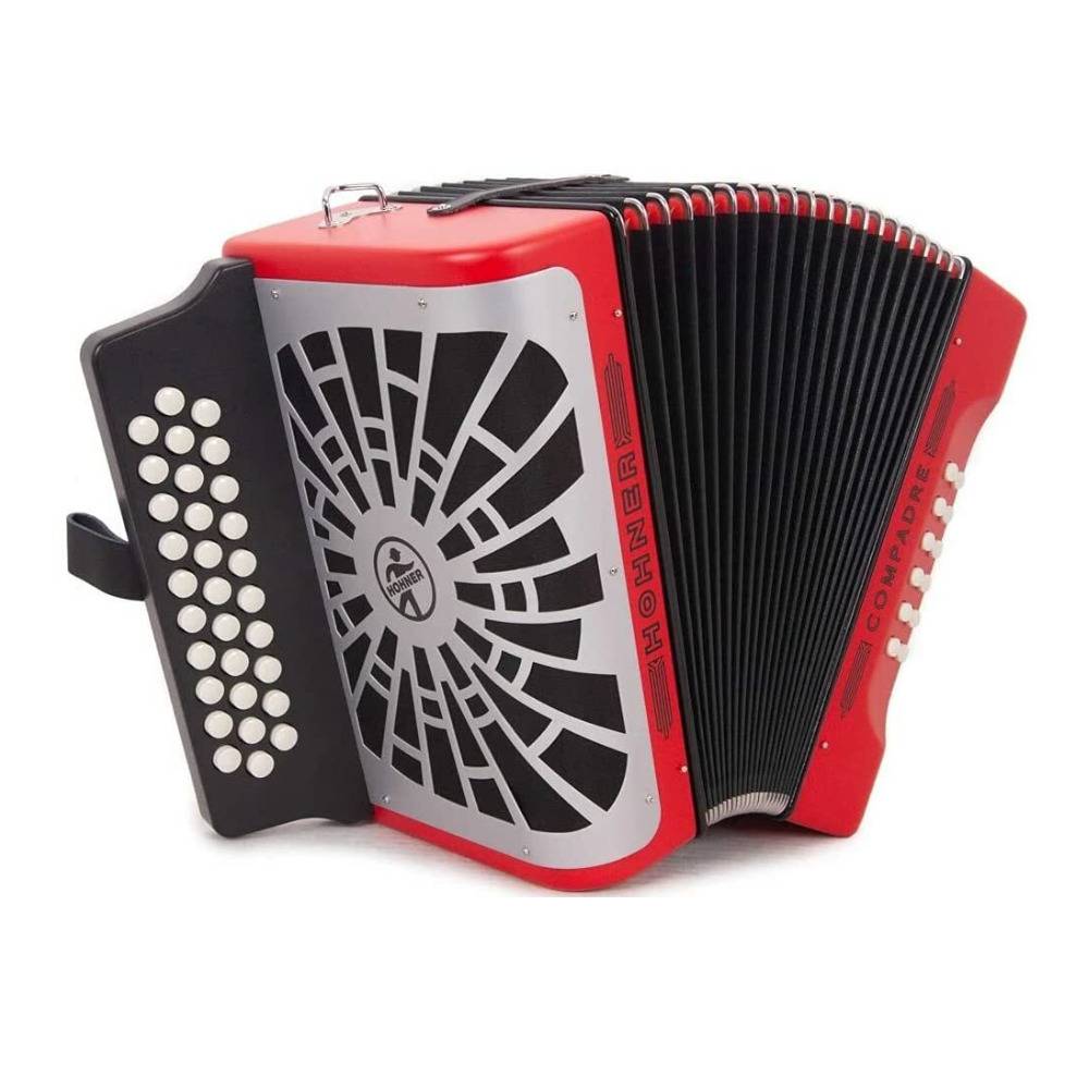 Hohner Compadre EAD Accordion (Red) with Gig Bag