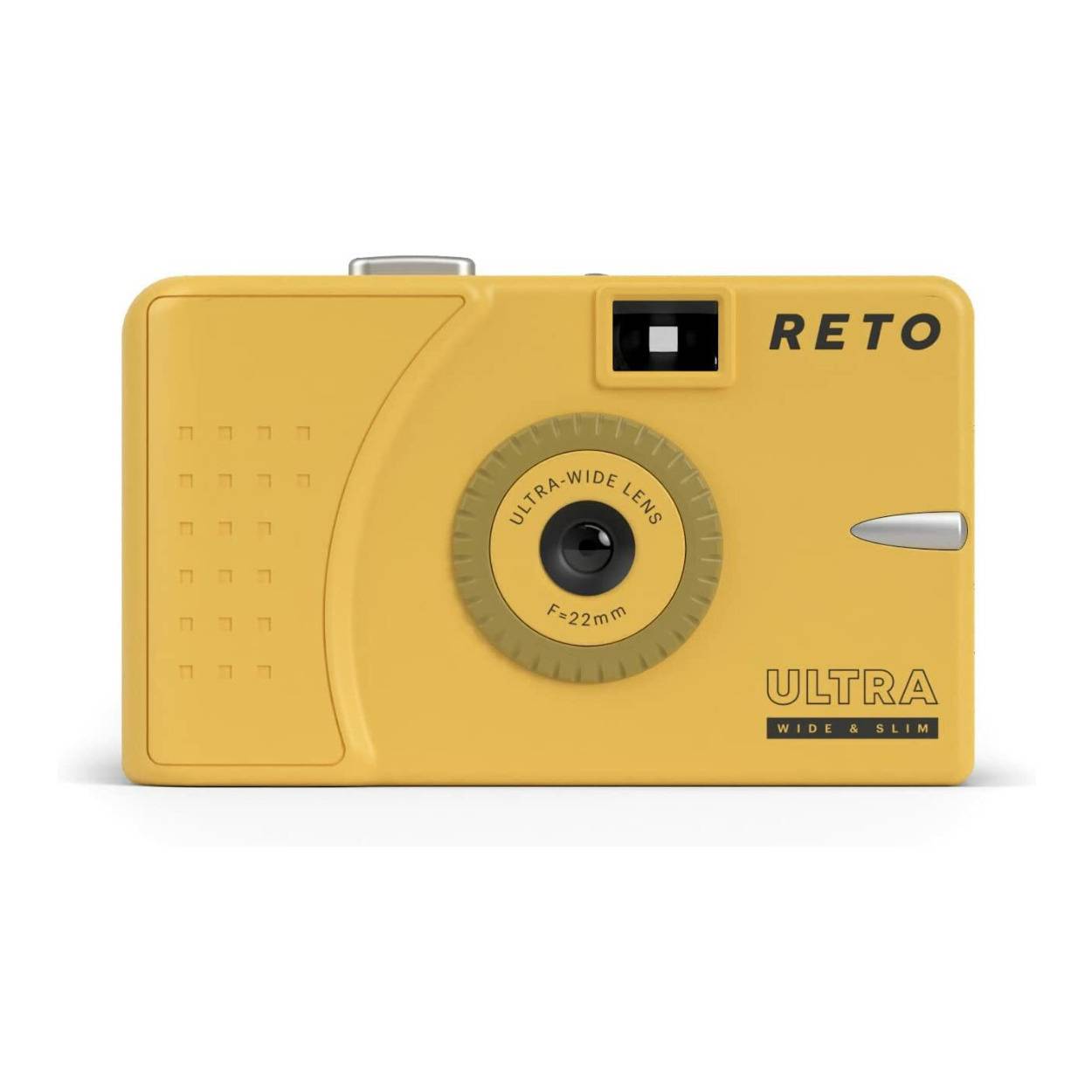 Reto 35mm Ultra Wide and Slim Film Camera with 22mm Lens (Yellow)