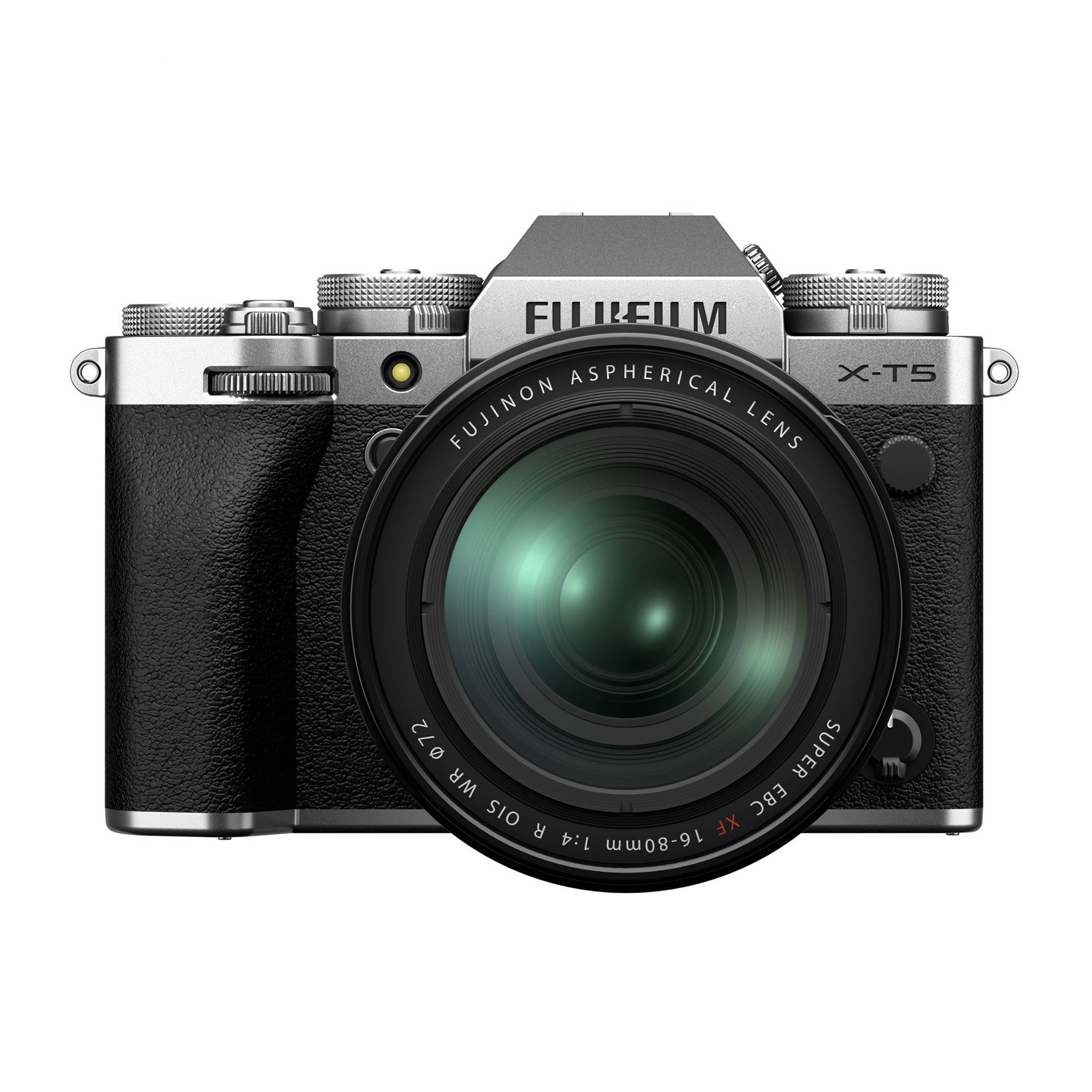 Fujifilm X-T5 Mirrorless Camera with XF16-80mmF4 R OIS WR Lens (Silver)