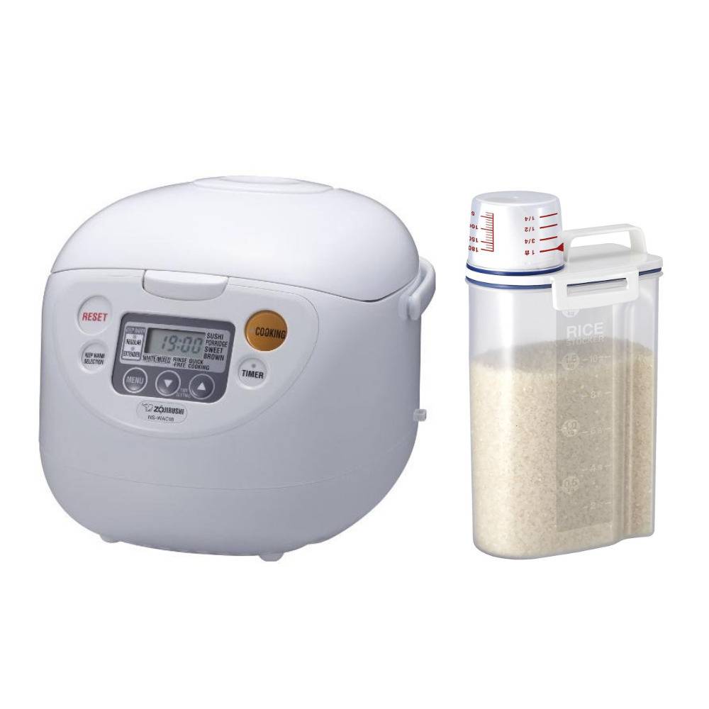 Zojirushi Micom Rice Cooker and Warmer (10-Cup) with Cookbook