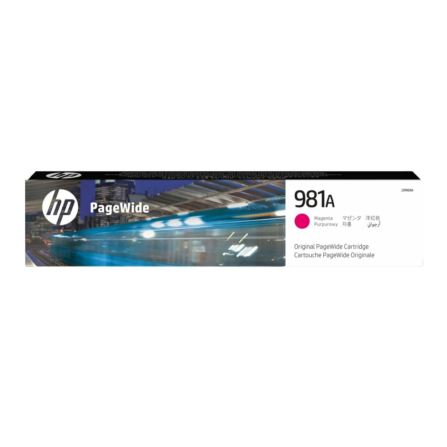 HP 981A Magenta Original Affordable Page Wide Pigment-Based Ink Cartridge (6000 Pages)