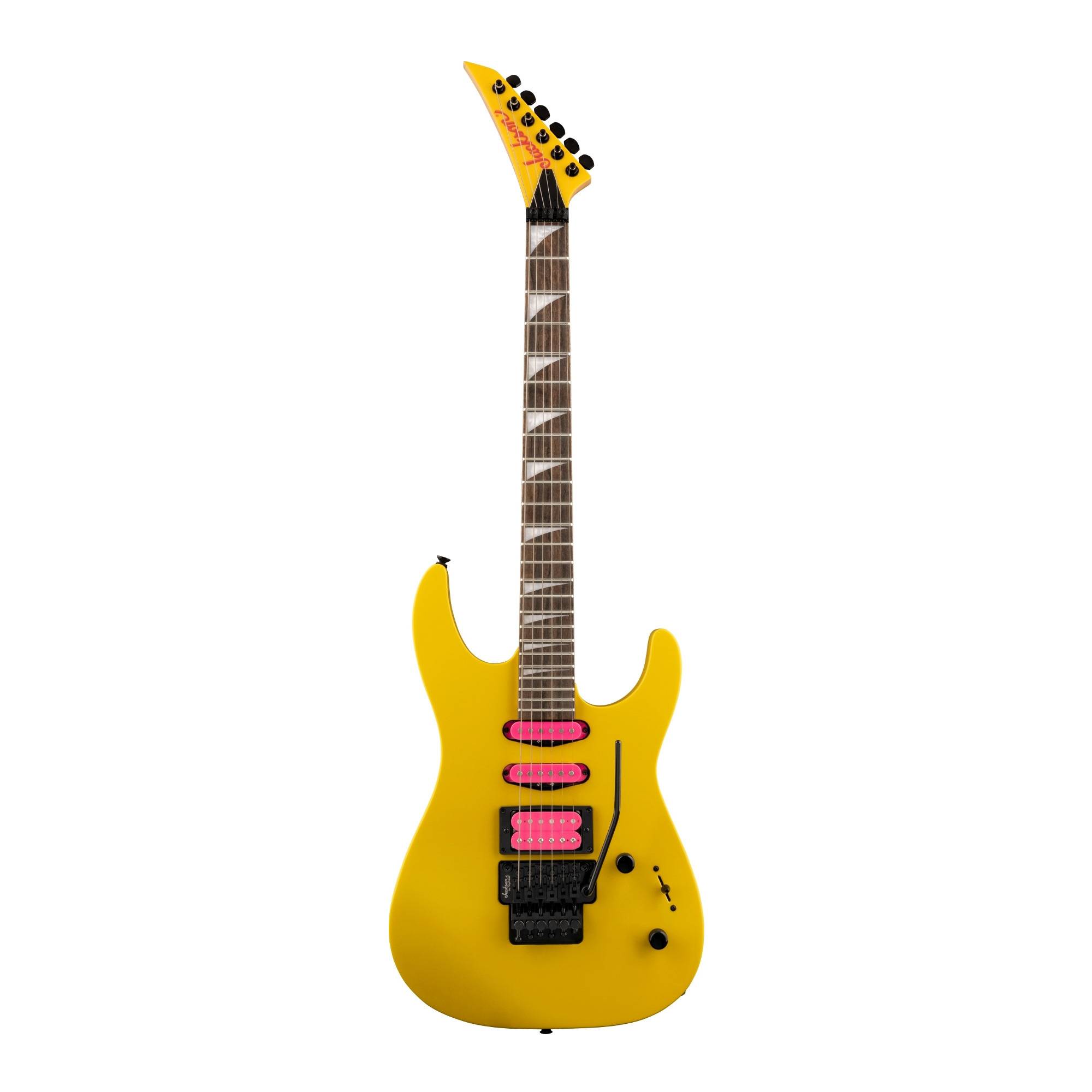Jackson X Series Dinky DK3XR HSS 6-String Guitar with Laurel FB (Right-Handed, Caution Yellow)