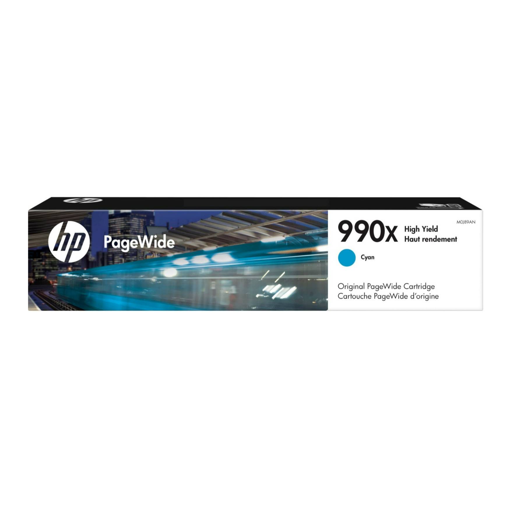 HP 990X High Yield Cyan Original PageWide Cartridge, Easy to Install (16,000 Pages Capacity)