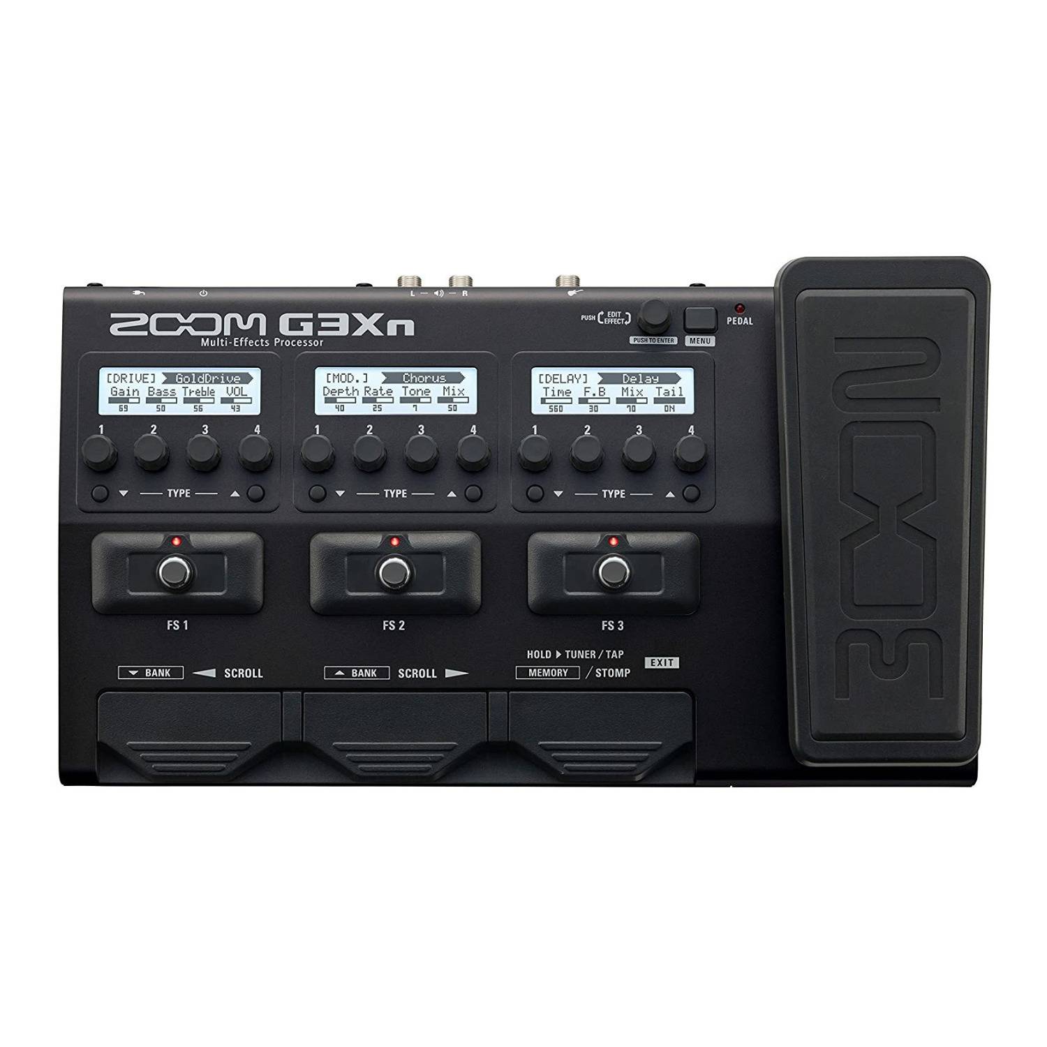 Zoom G3Xn Guitar Multi-Effects Processor with Expression Pedal