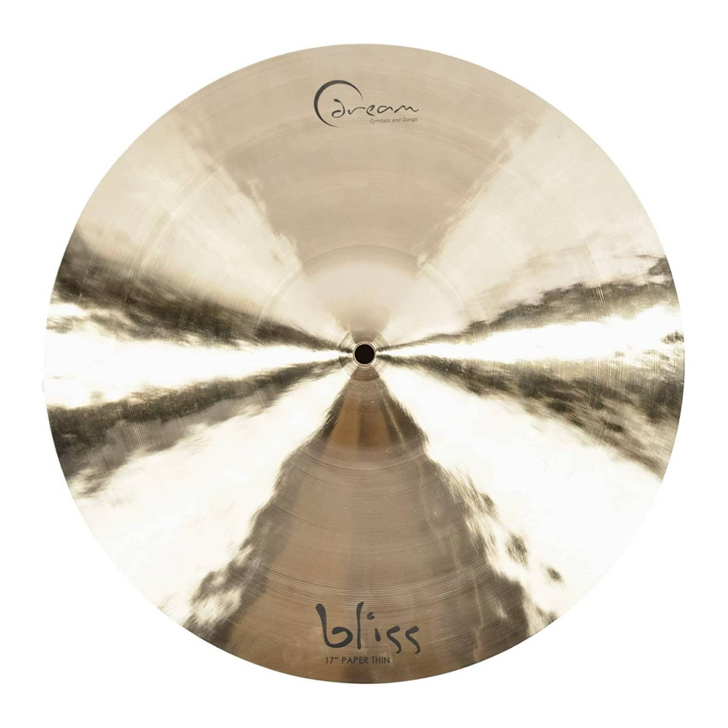Dream Bliss 17-Inch Paper Thin Crash, Dark Undertones, Hand Forged and Hammered Cymbal