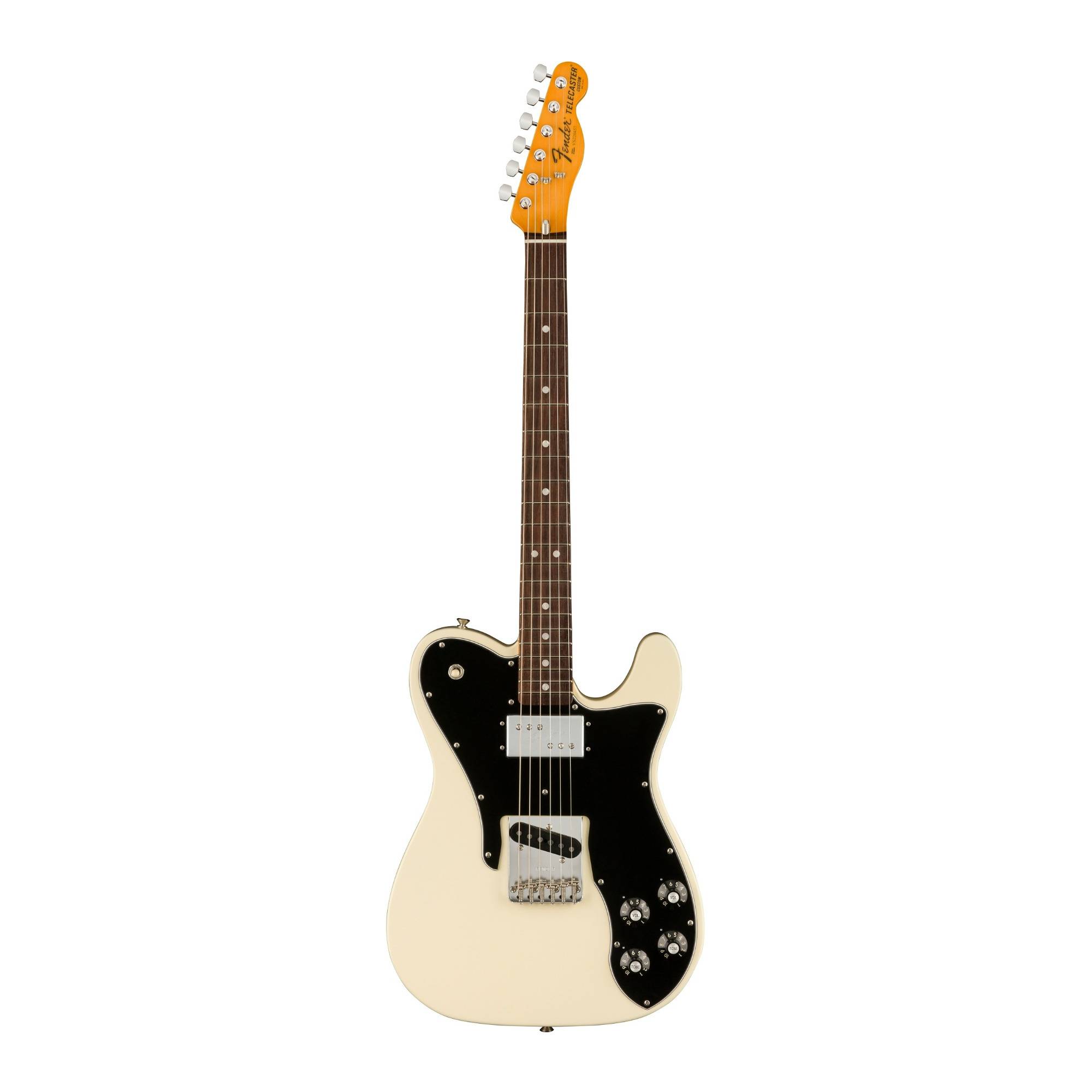 Fender American Vintage II 1977 Telecaster Custom 6-String Electric Guitar (Olympic White)