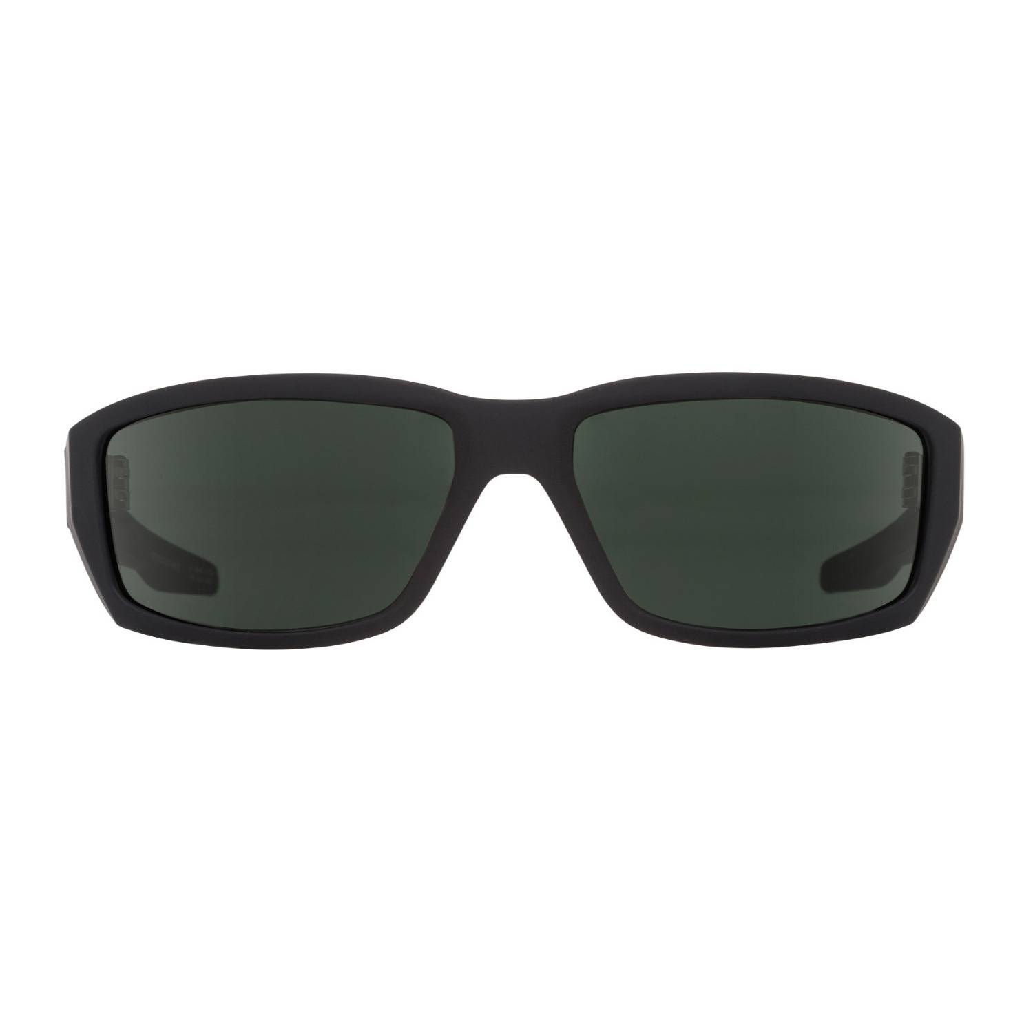 Spy Optic Dirty Mo Happy Gray Green Sunglasses (Soft Matte Black)