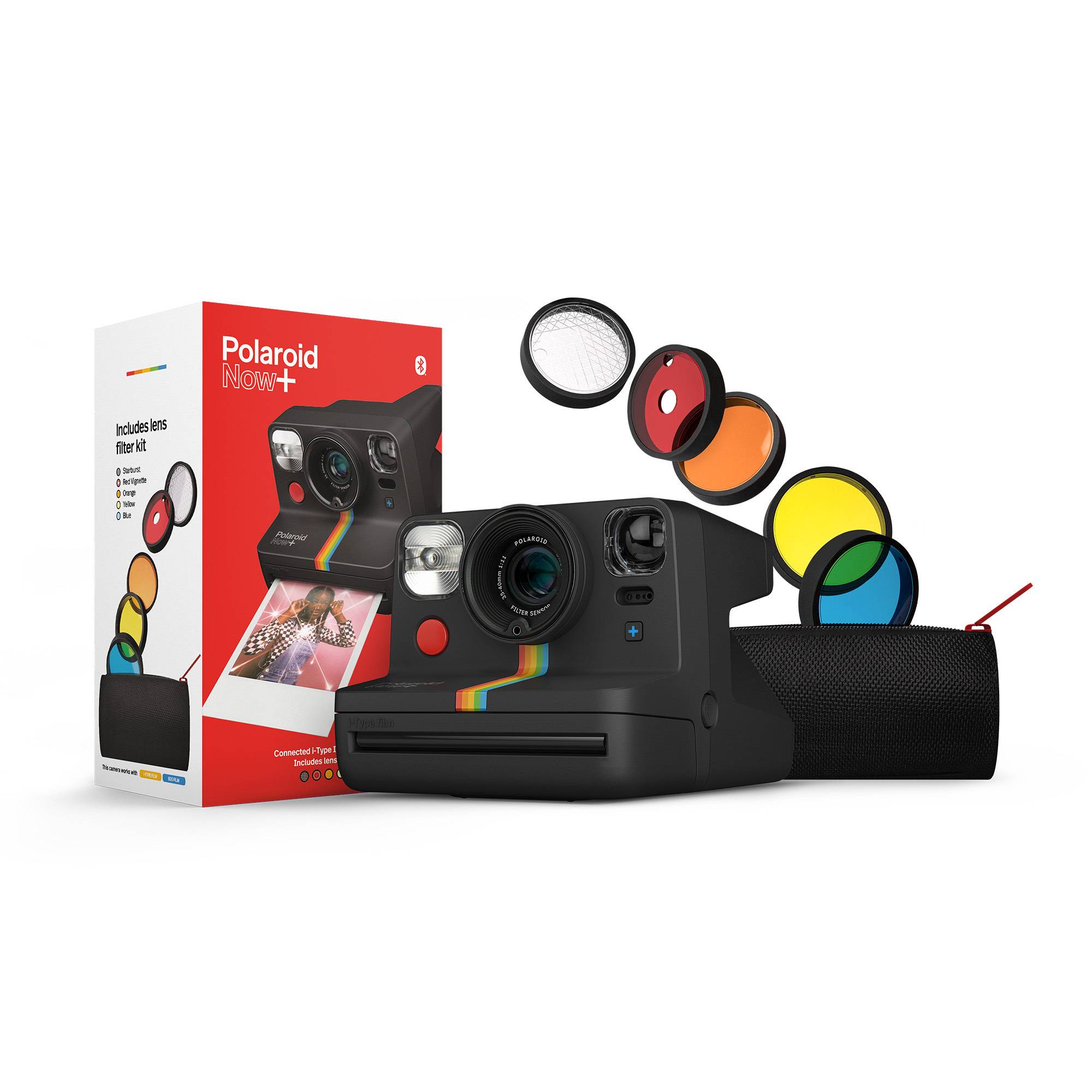 Polaroid NOW +  Instant Film Camera (Black)