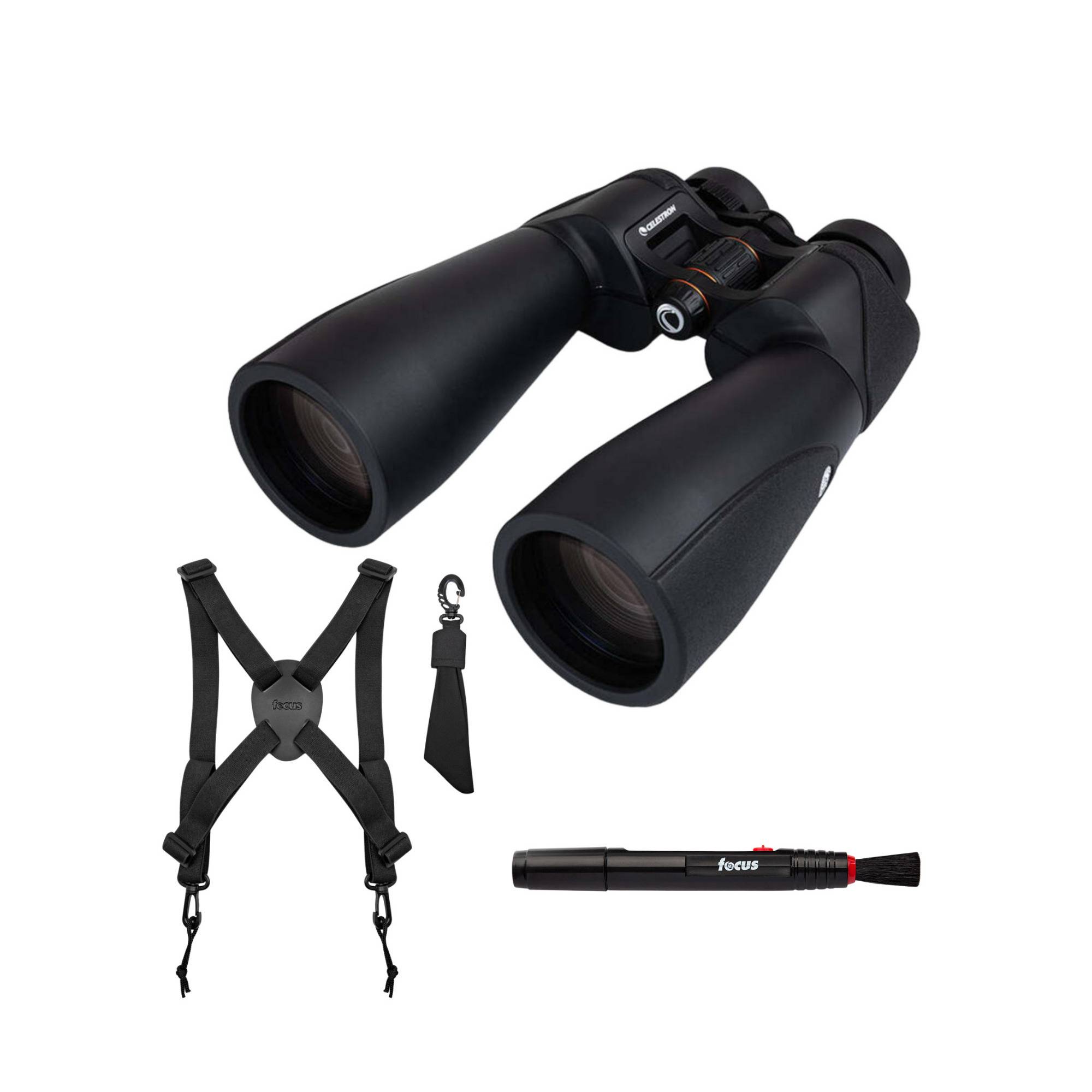 Celestron SkyMaster Pro ED 15x70 Binoculars with Harness and Cleaning Pen