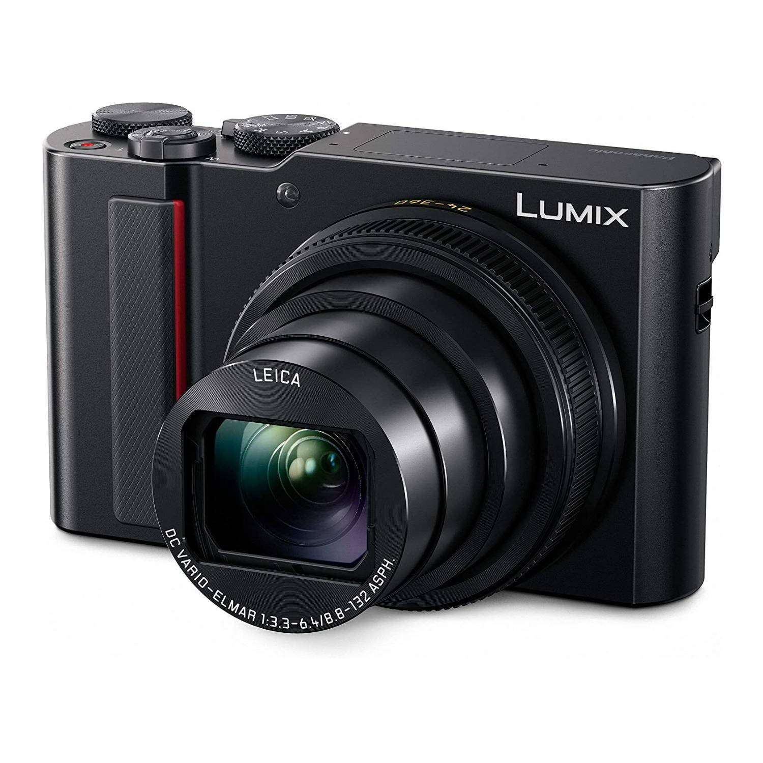 Panasonic LUMIX ZS200 20MP MOS Sensor 4K 30p Video LVF Digital Camera (Black)