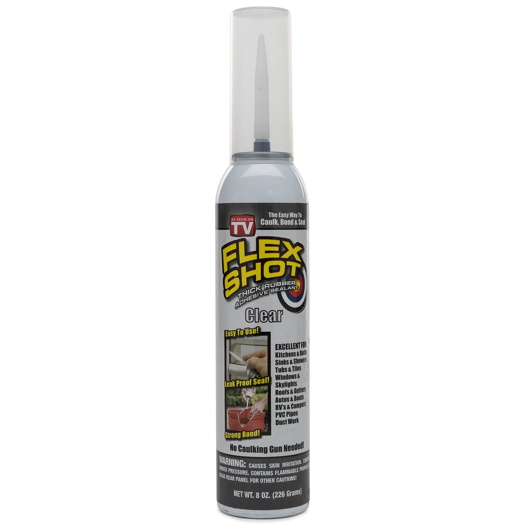 Flex Seal Shot RBR Sealant (Clear)