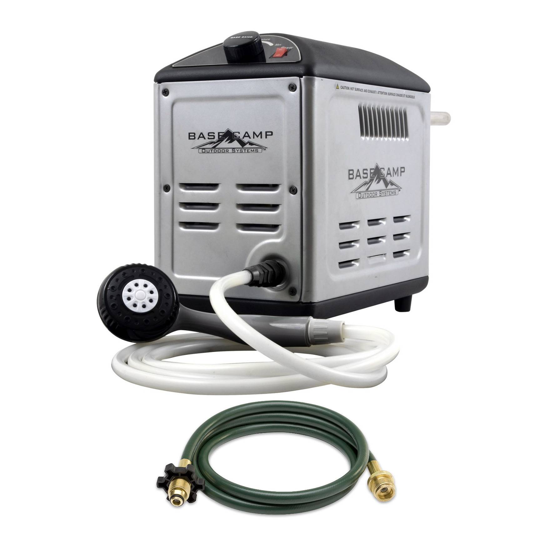 Mr. Heater BaseCamp BOSS-XB13 Battery Operated Shower System and Extra 10-Feet Hose