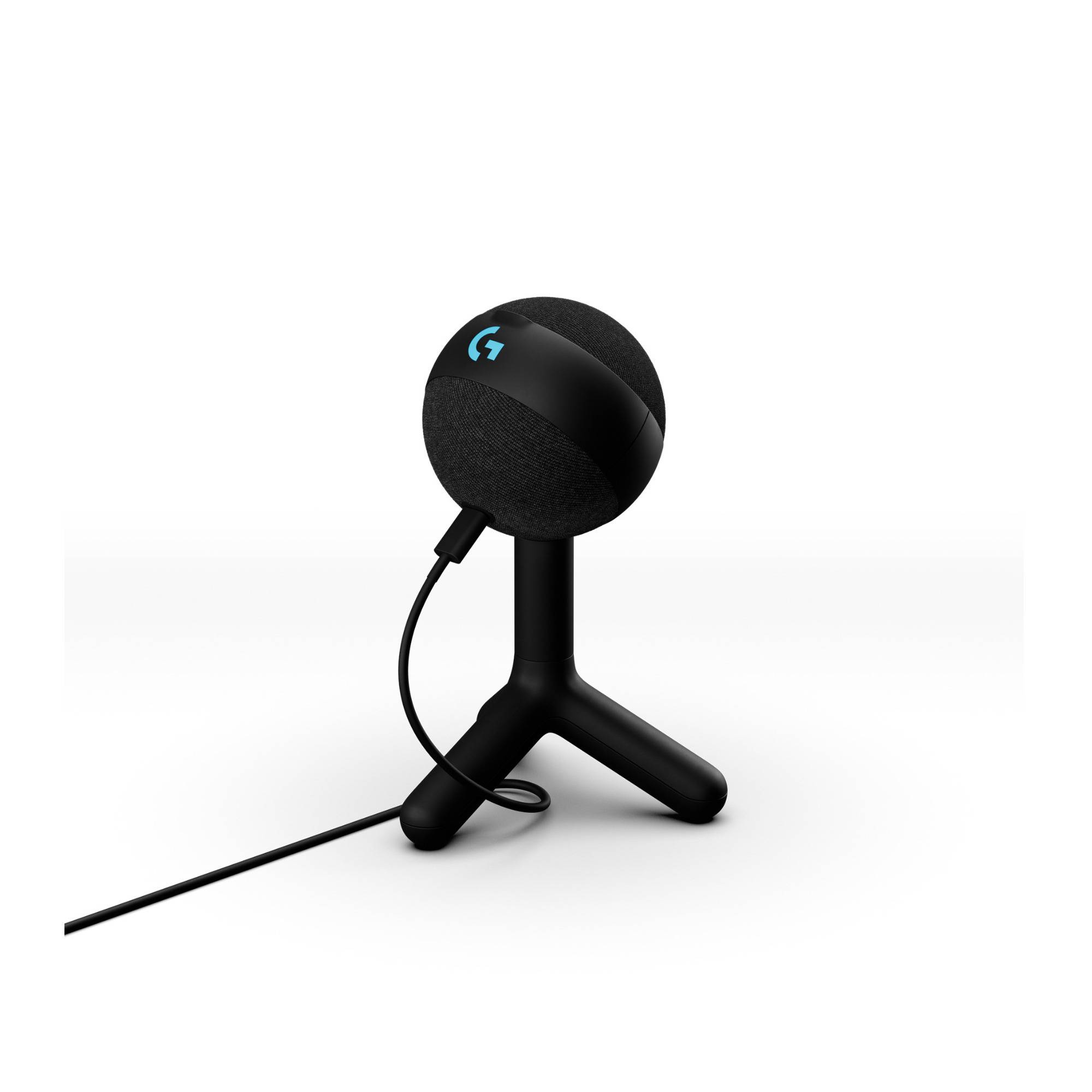 Logitech G Yeti Orb Premium RGB LIGHTSYNC-Powered Gaming Microphone with Condenser Capsule (Black)