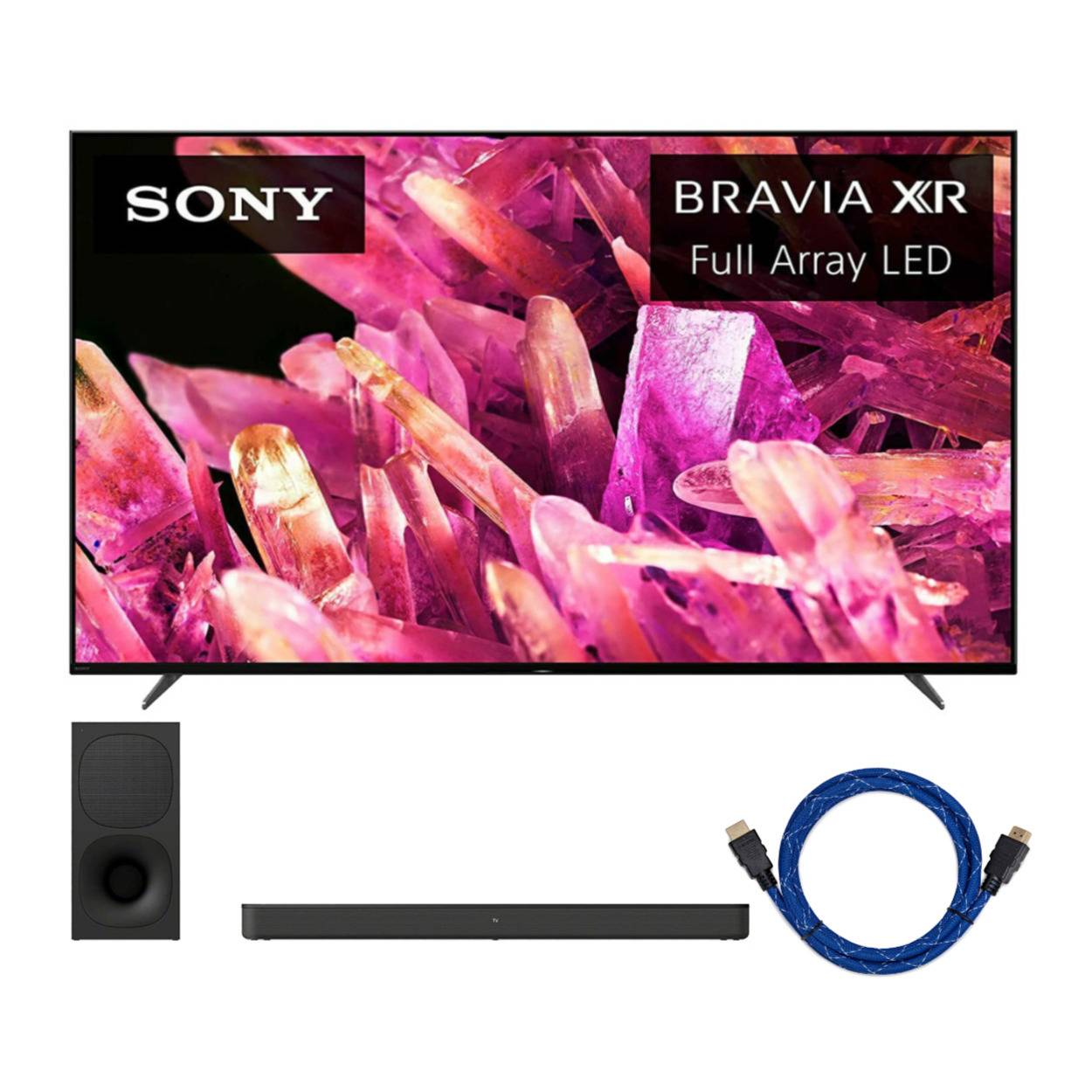 Sony BRAVIA XR X90K 4K HDR Full Array LED TV with Smart Google TV (55-Inch) Bundle