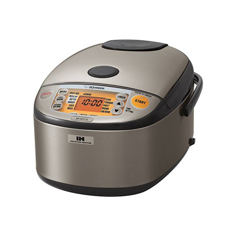 Zojirushi Induction Heating System Rice Cooker and Warmer (10-Cup/Dark Gray)
