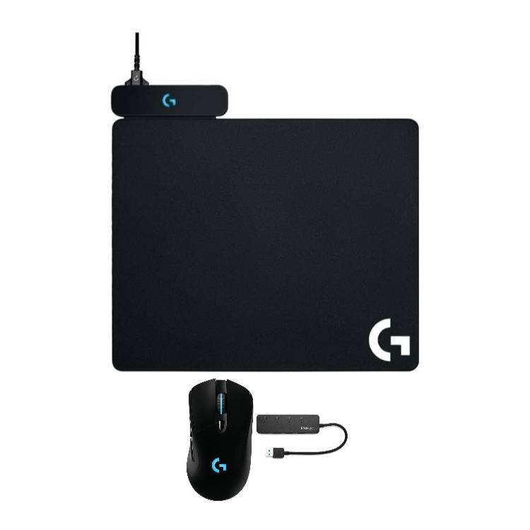 Logitech G POWERPLAY Wireless Charging System with Gaming Mouse and USB Hub