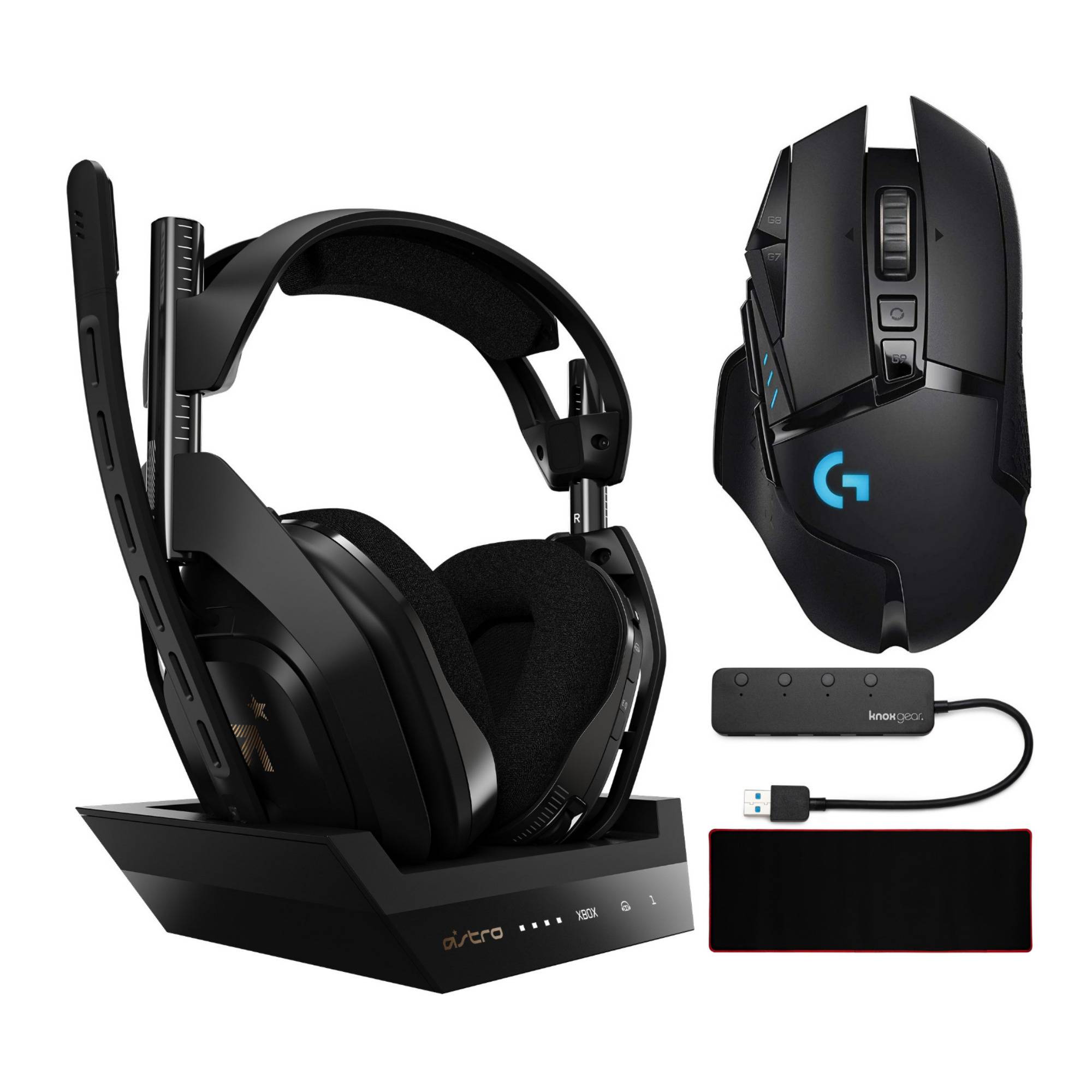 Astro Gaming A50 Wireless Headphones with Base Station (Refresh Version) Bundle with Gaming Mouse