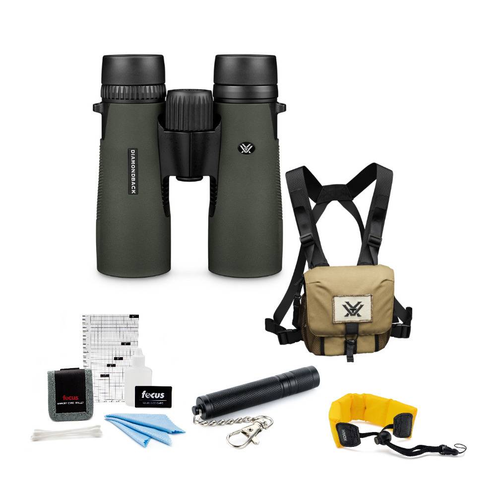 Vortex 8x 42mm Diamondback Binocular with Bundle Accessory