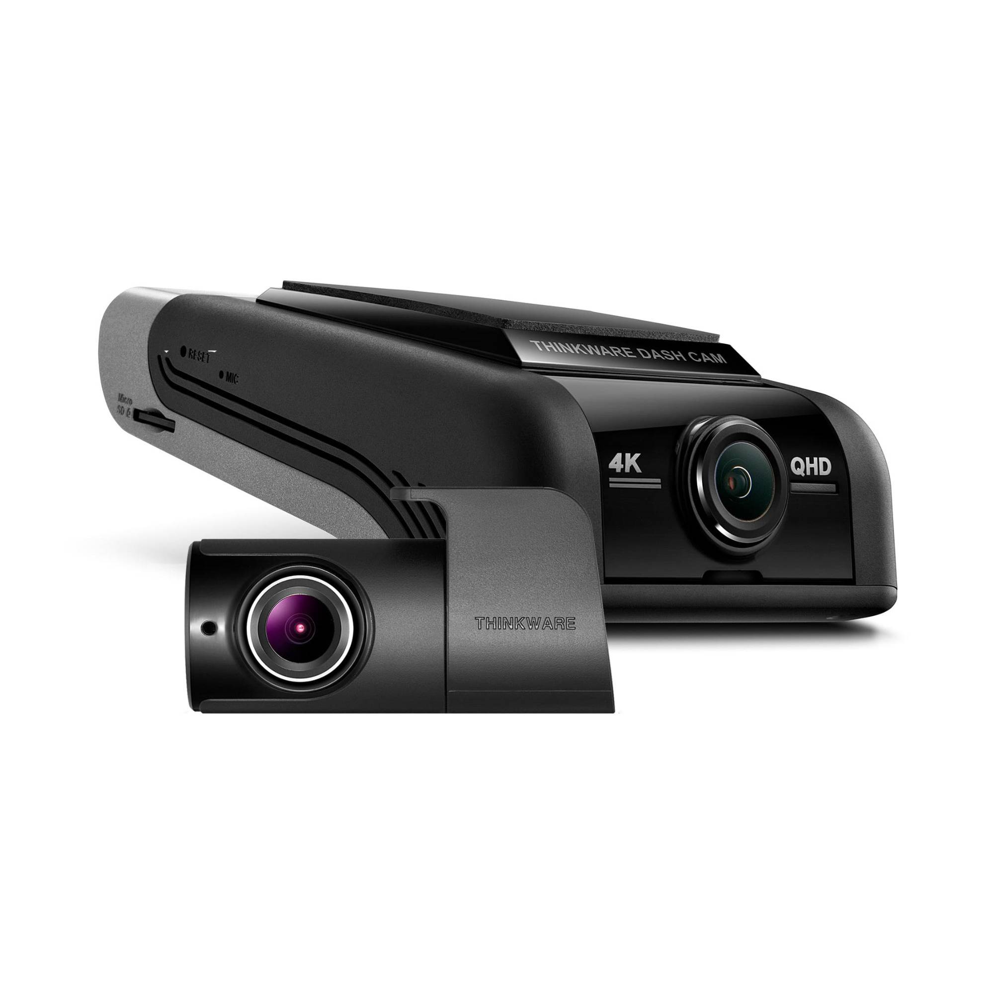 Thinkware U1000 4K UHD Wi-Fi Dash Cam and Rear View Camera Bundle with ADAS Support