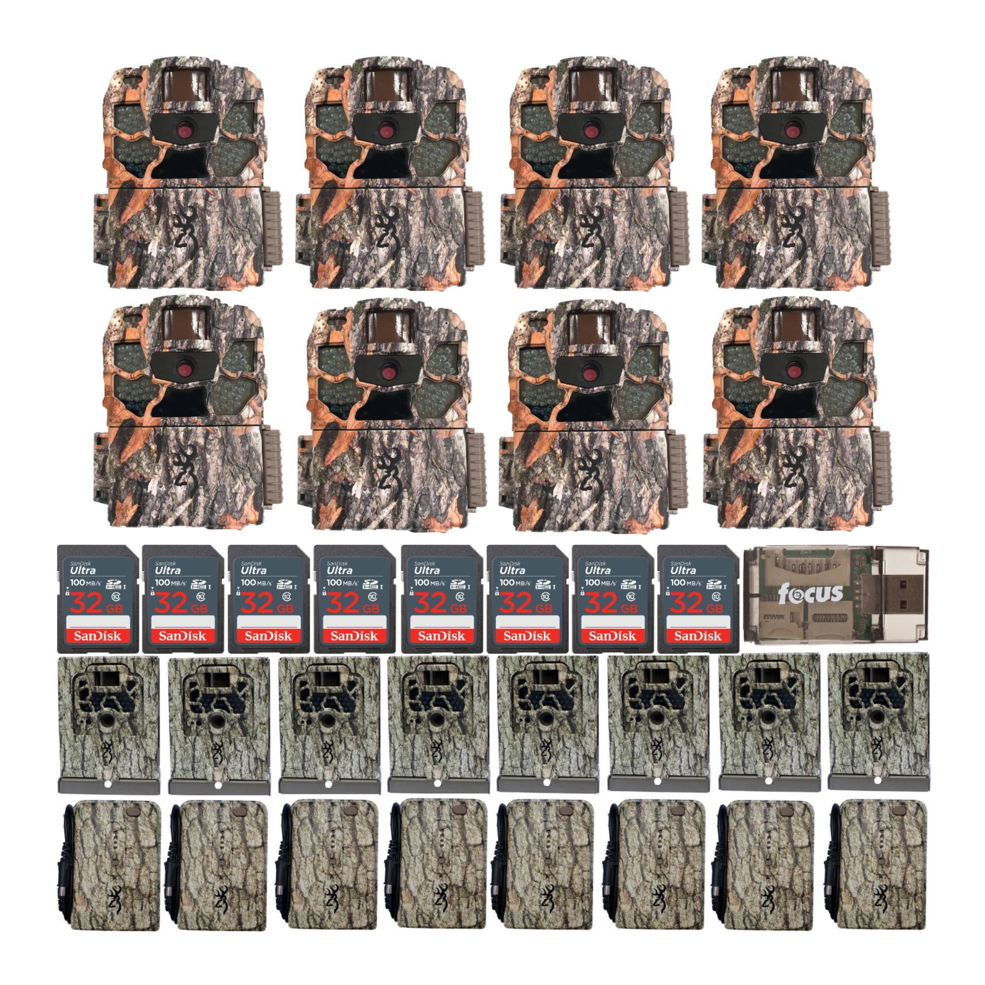 Browning Trail Cameras Strike Force Max HD Plus 20MP Trail Camera with Essentials Bundle