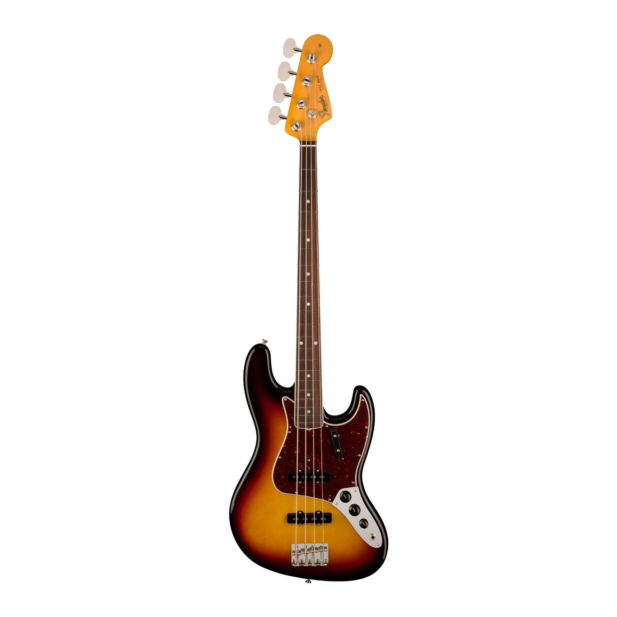 Fender American Vintage II 1966 Jazz Bass 4-String Guitar (Right-Handed, 3-Color Sunburst)