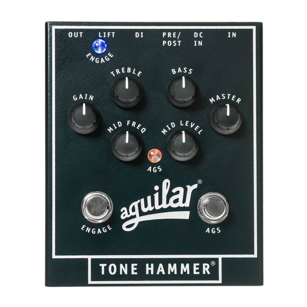 Aguilar Tone Hammer Bass EQ Effect Pedal Preamp (Direct Box)