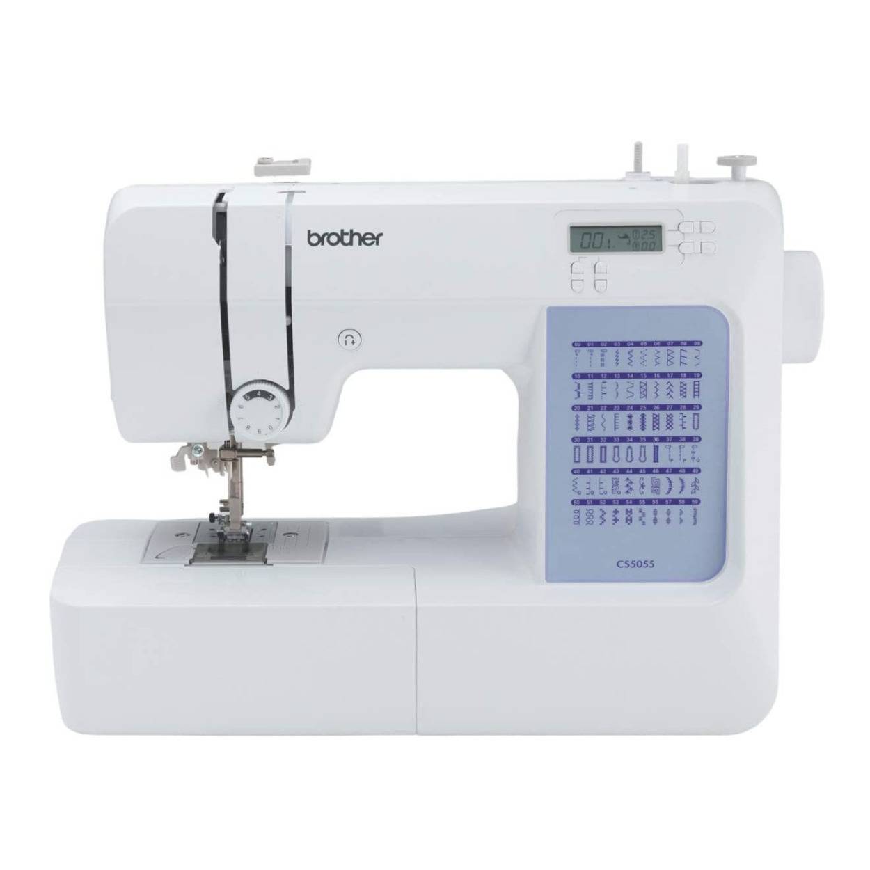 Brother CS5055 60-Stitch Computerized Sewing Machine (White)