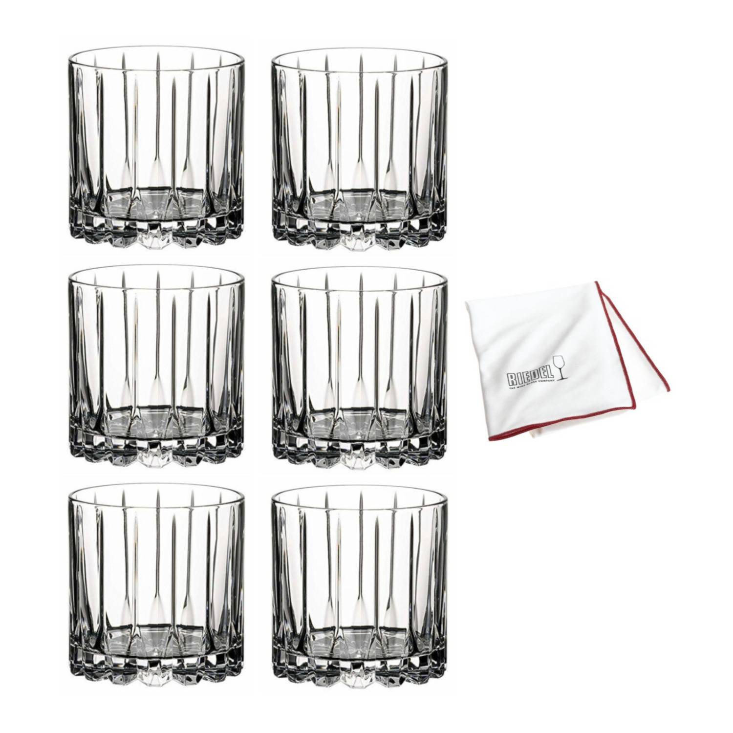 Riedel Drink Specific Glassware Rock Glass (Clear) Bundle